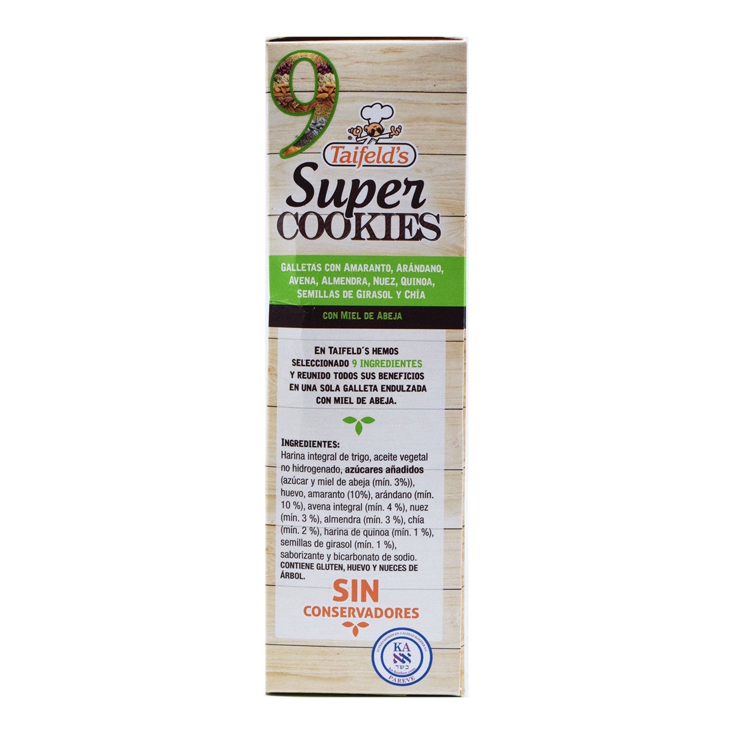 Galleta 9 Super Foods 180 G (TAIFELDS)