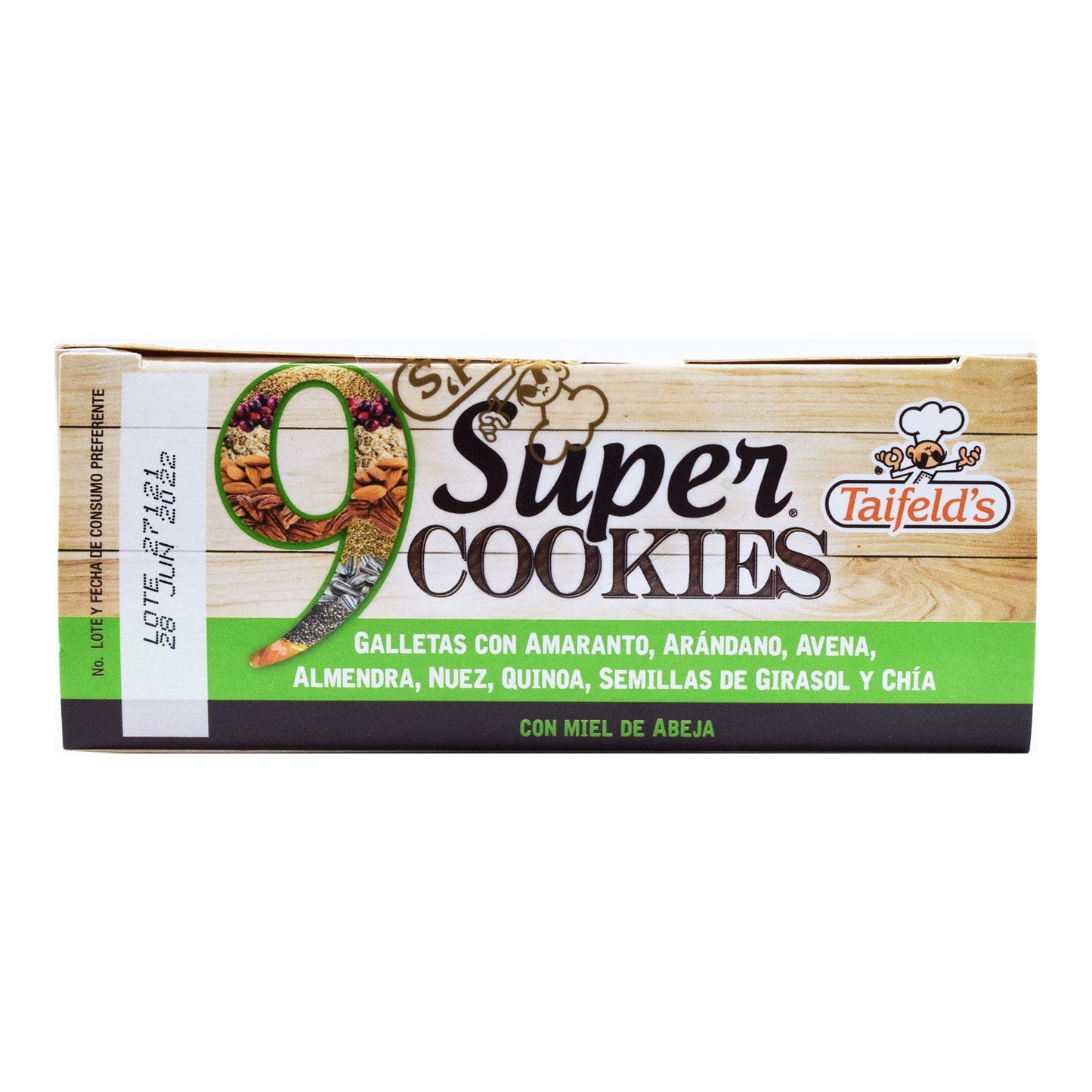 Galleta 9 Super Foods 180 G (TAIFELDS)