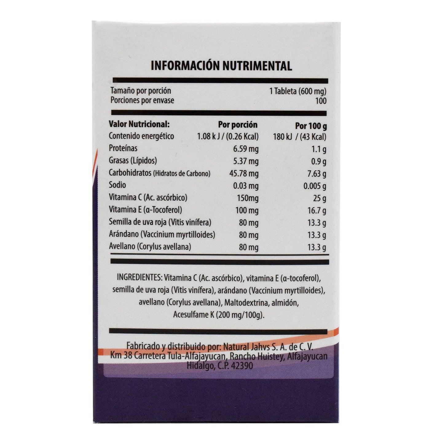 Venjahvs 100 Tabletas (NATURAL JAHVS)