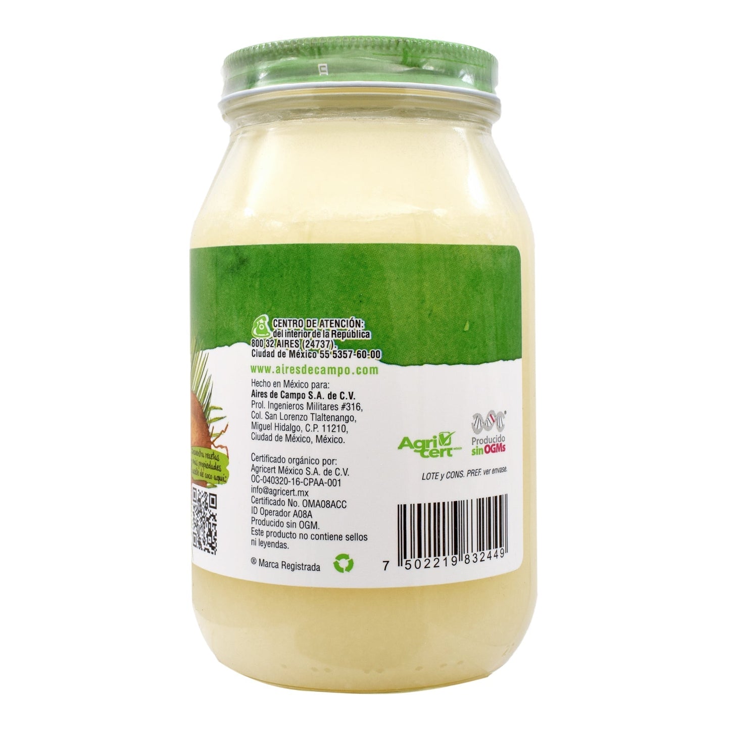 Aceite De Coco 473 Mililitros (AIRES DE CAMPO)