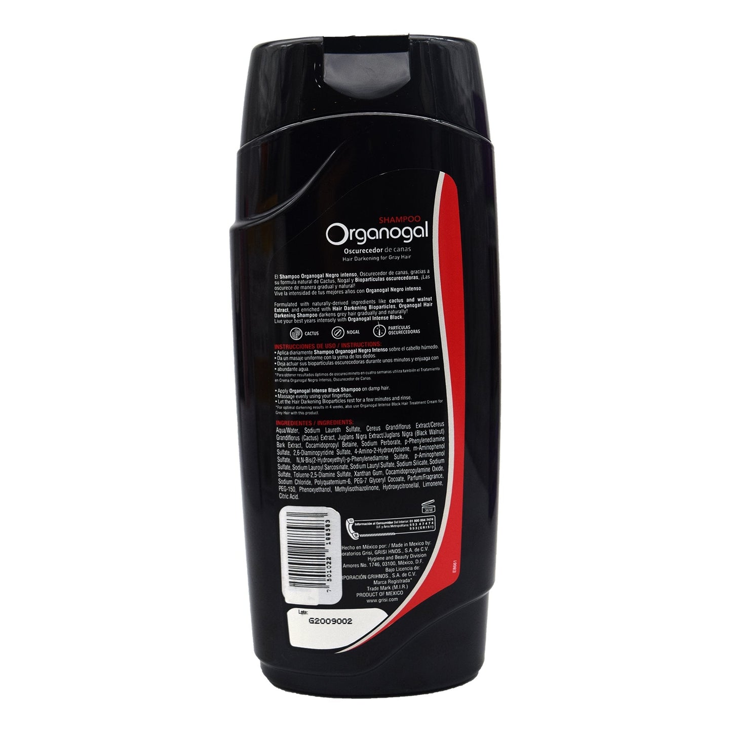 Shampoo Organogal 400 Mililitros (GRISI)
