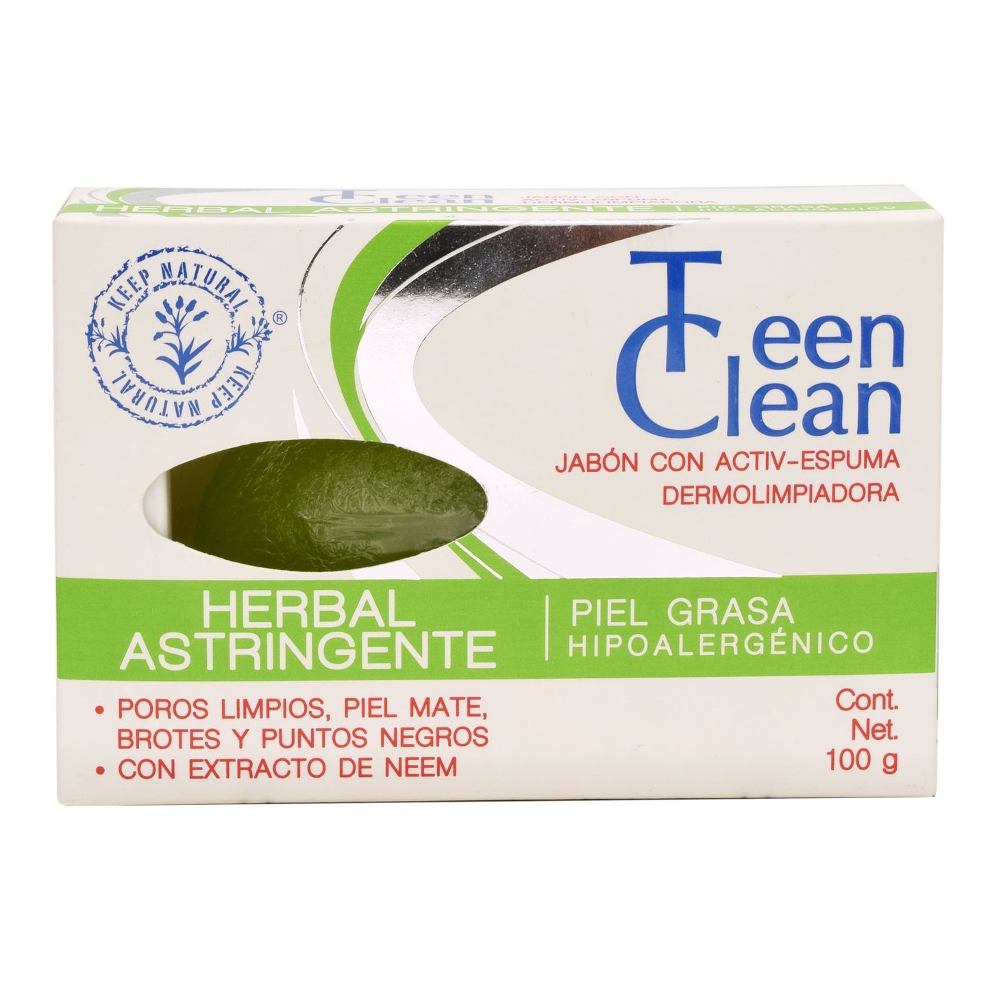 Jabon Herbal Astringente Teen Clean 100 G (KEEP NATURAL)
