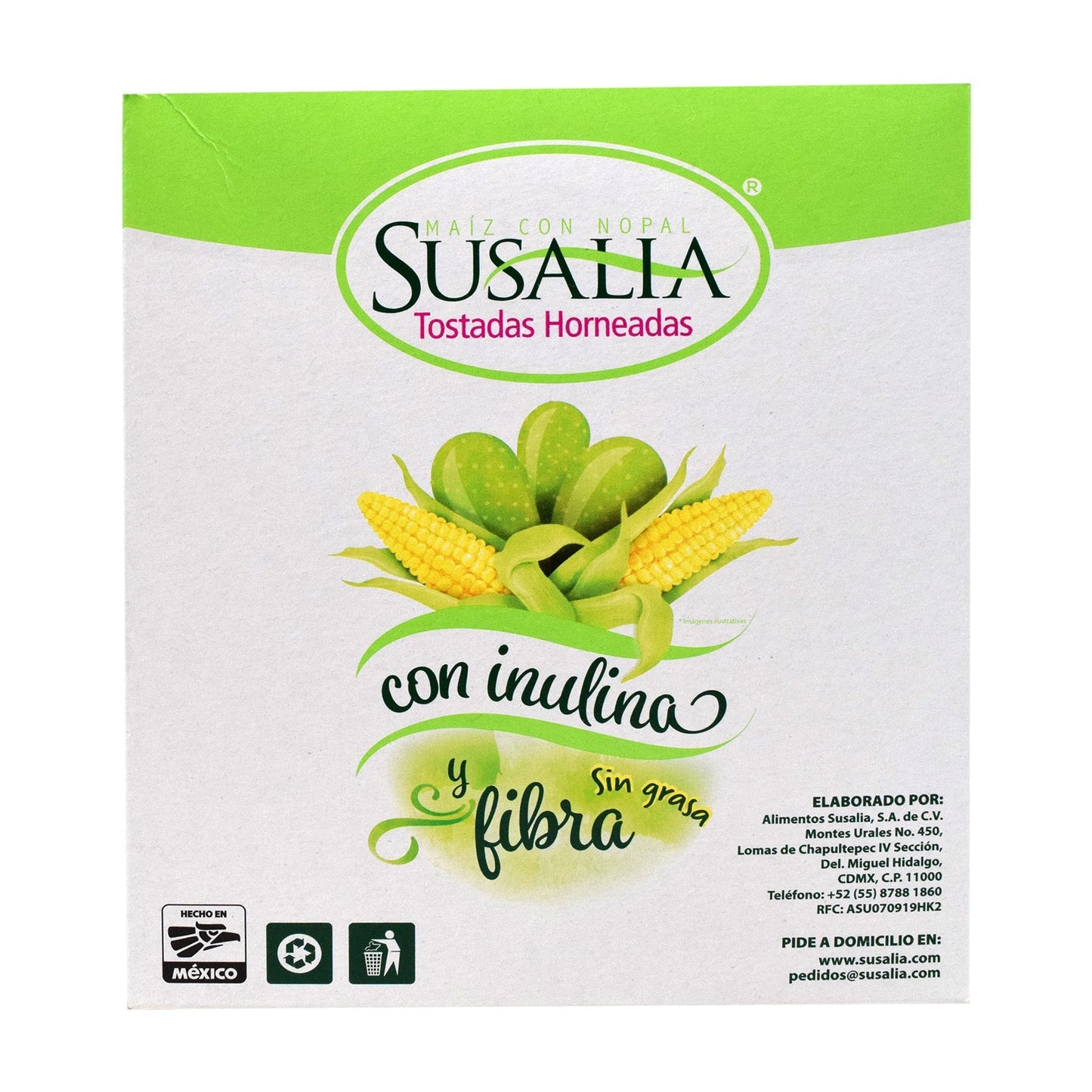 Tostada De Nopal 200 G (SUSALIA)