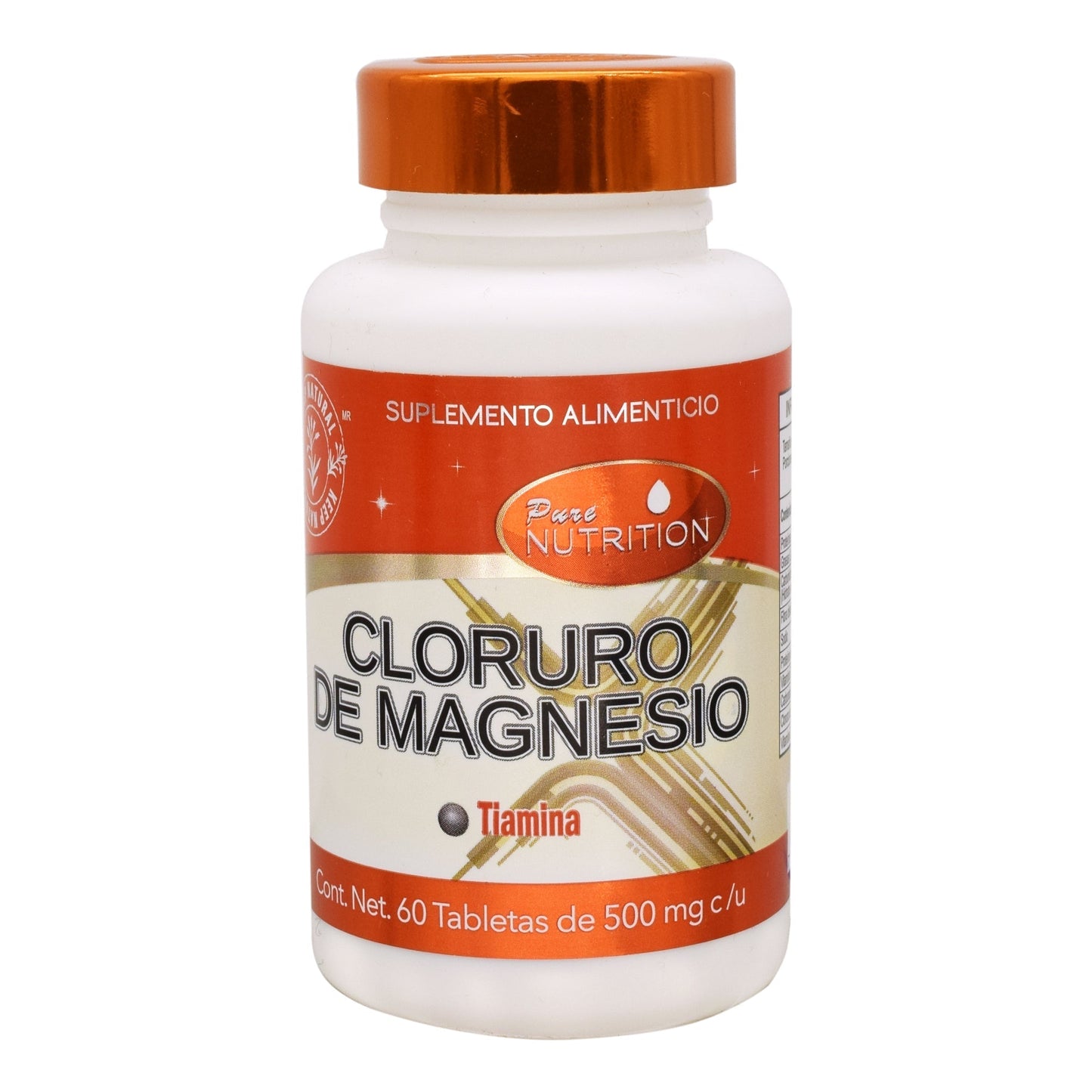 Cloruro De Magnesio Y Tiamina 60 Cápsulas (KEEP NATURAL)