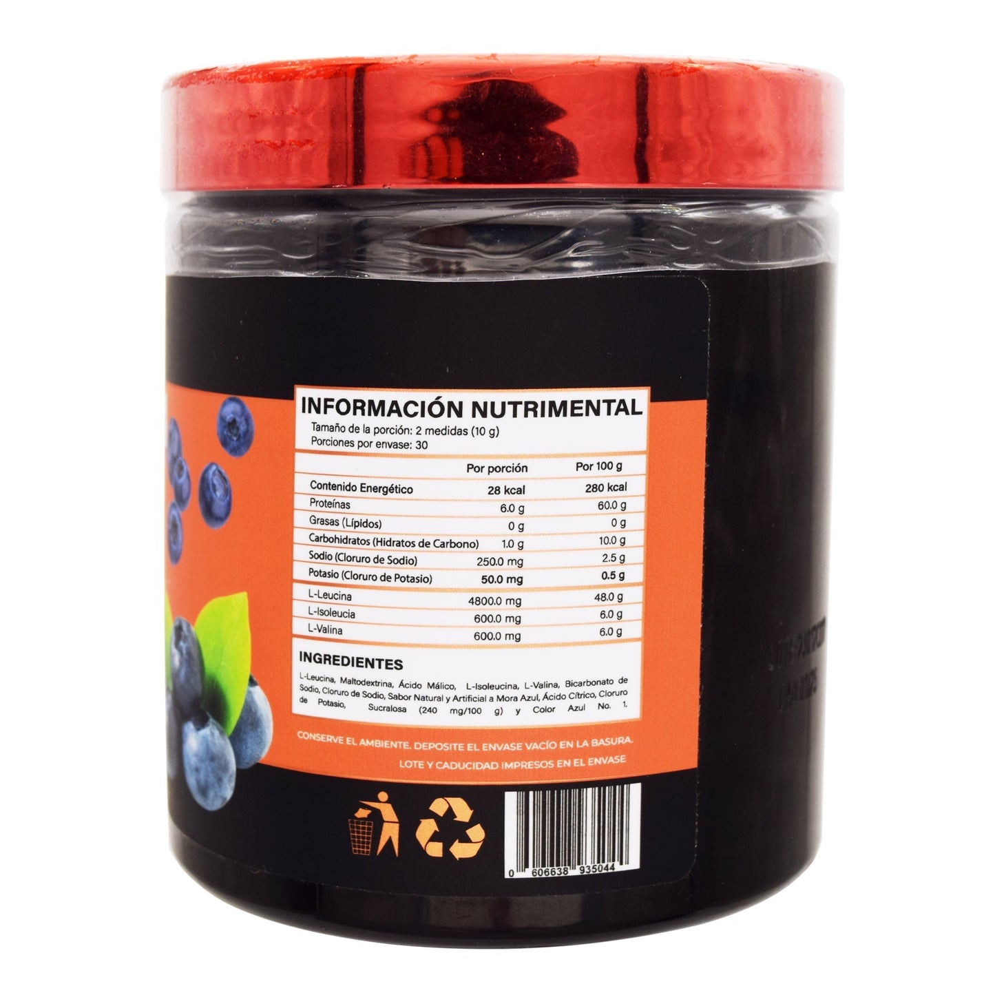 Bcaa 8:1:1 Mora Azul 300 G (NANOGENIX SPORT NUTR)