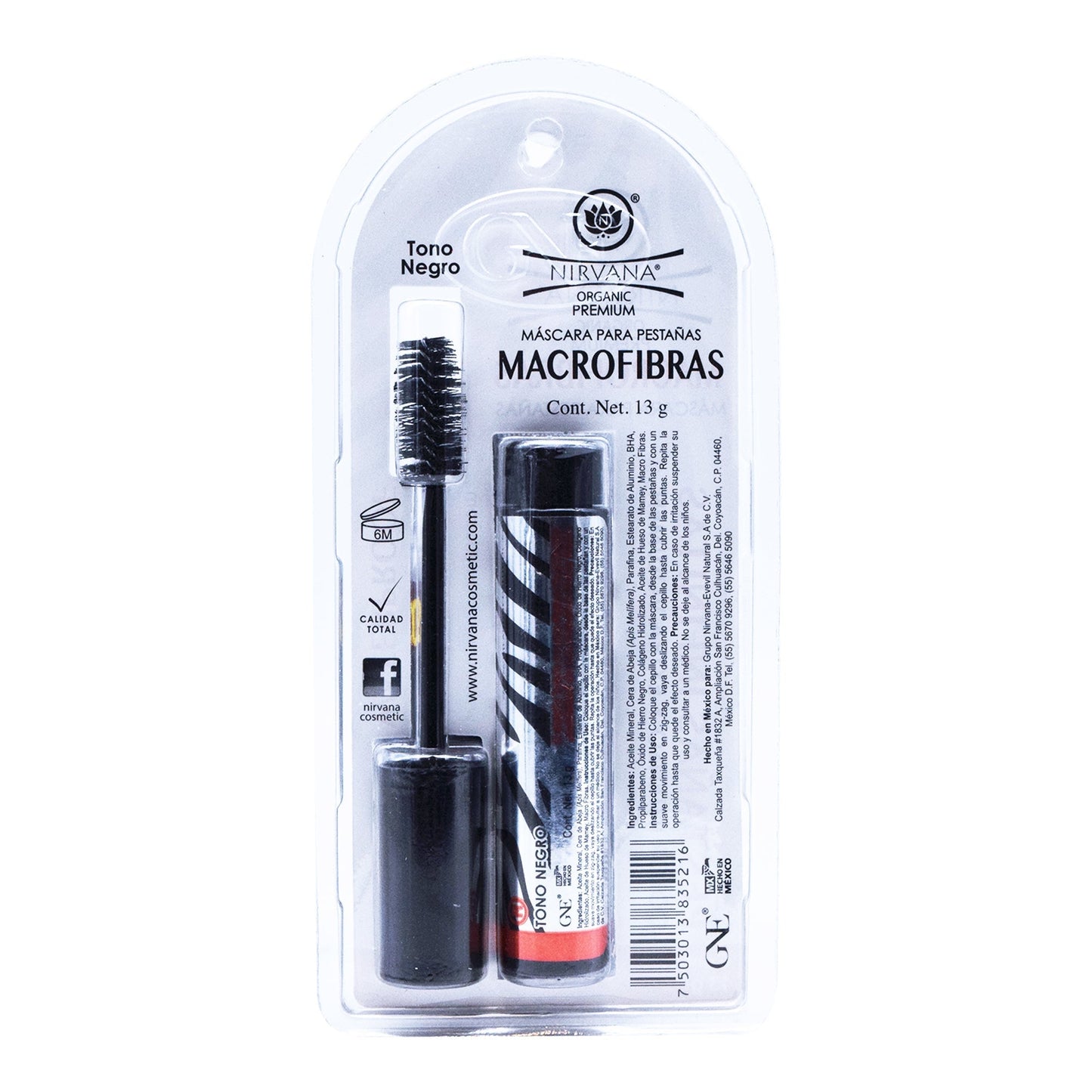 Mascara Para Pestaí±as Zebra 13 G (NIRVANA)