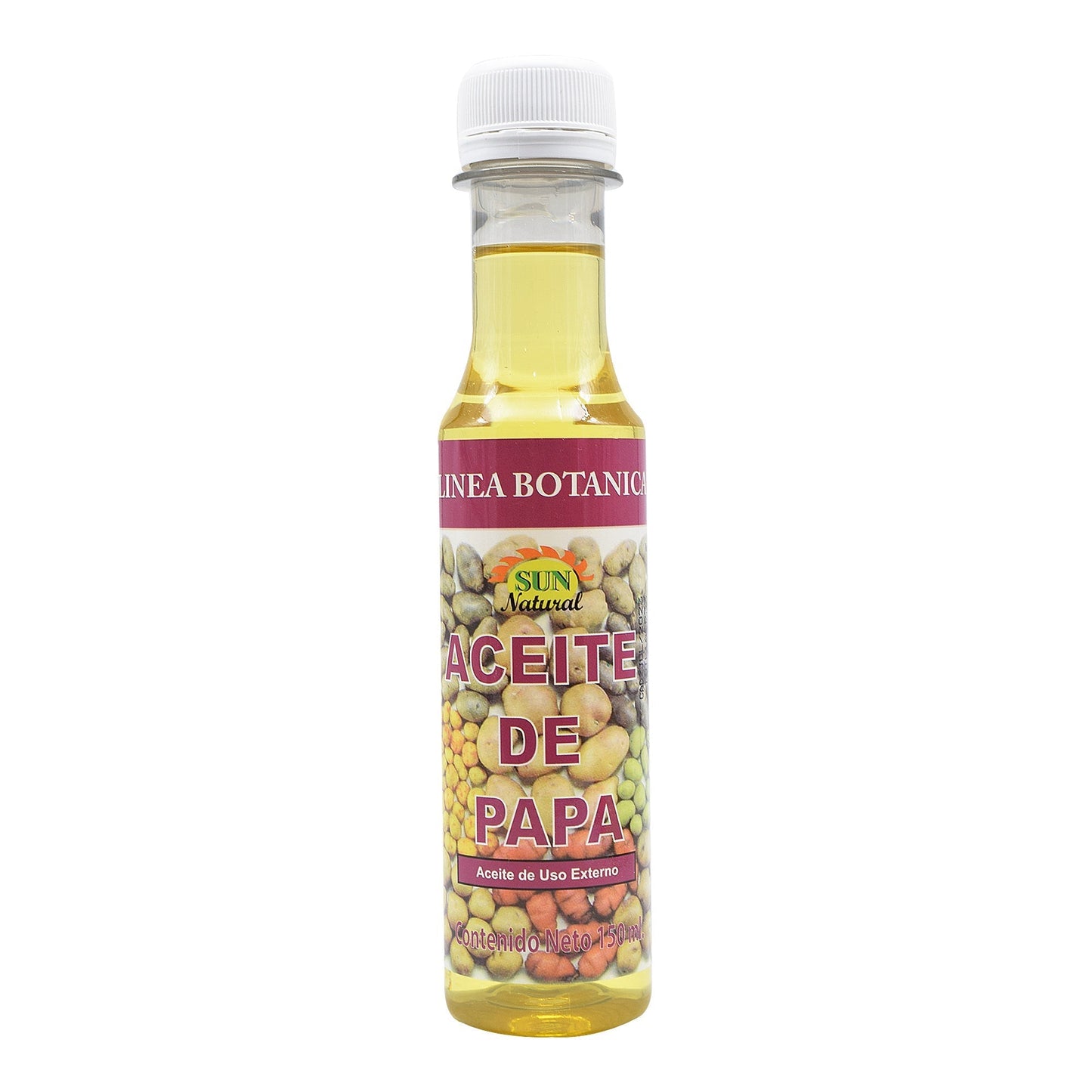 Aceite De Papa Cutaneo 150 Mililitros (SUN NATURAL)