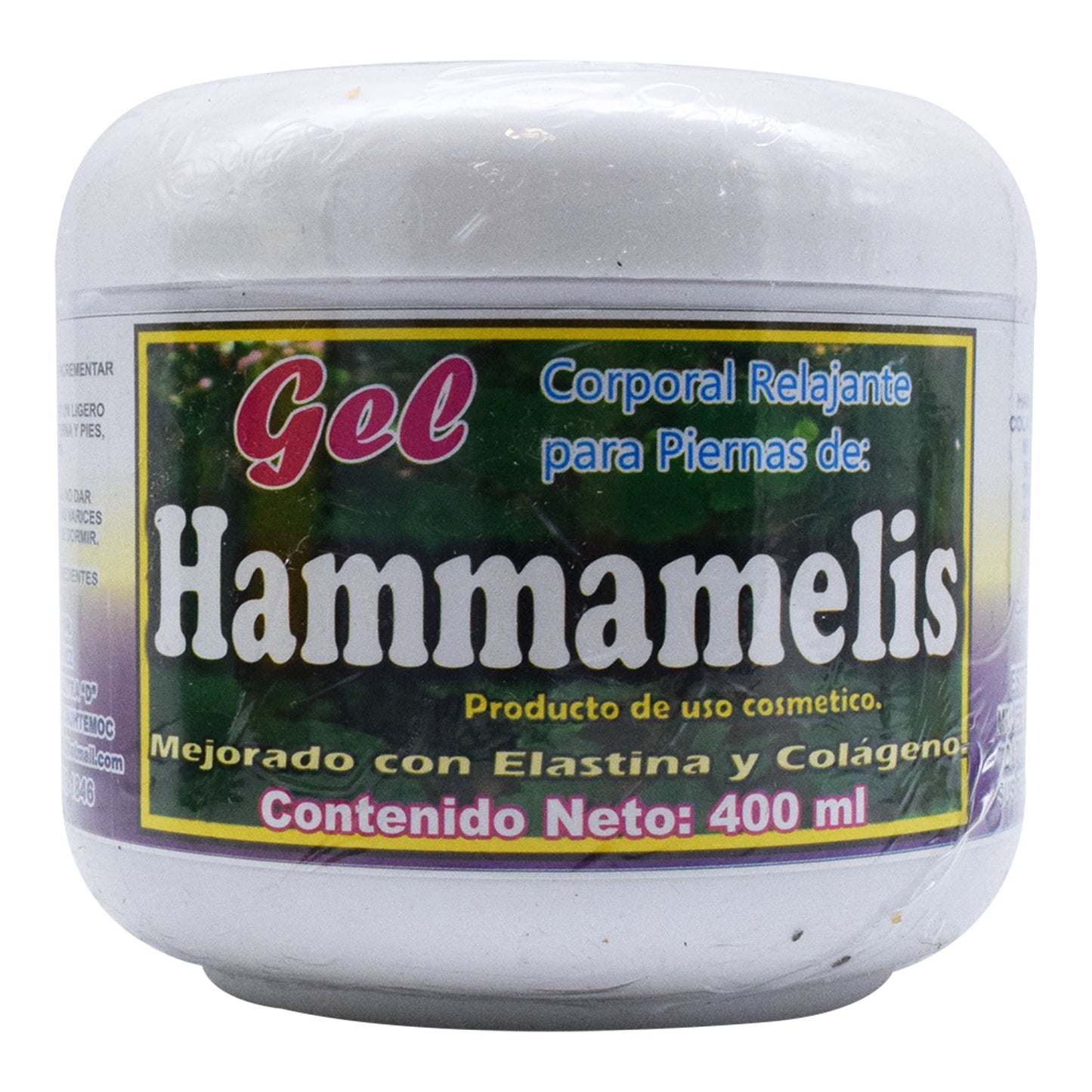 Gel Hammamelis Reforzado 400 Mililitros (NATURA MUNDO BRAJIM)