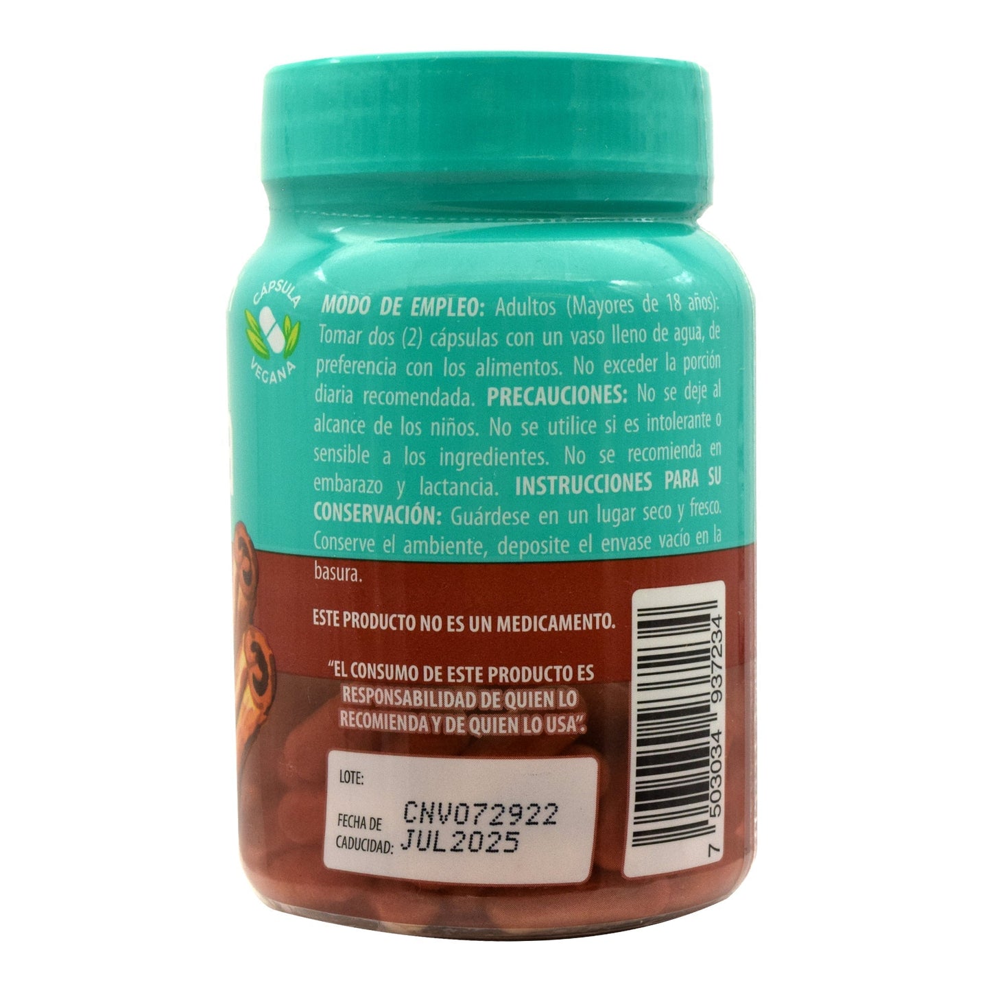 Canela 60 Cápsulas (ORGANIC SIDE)