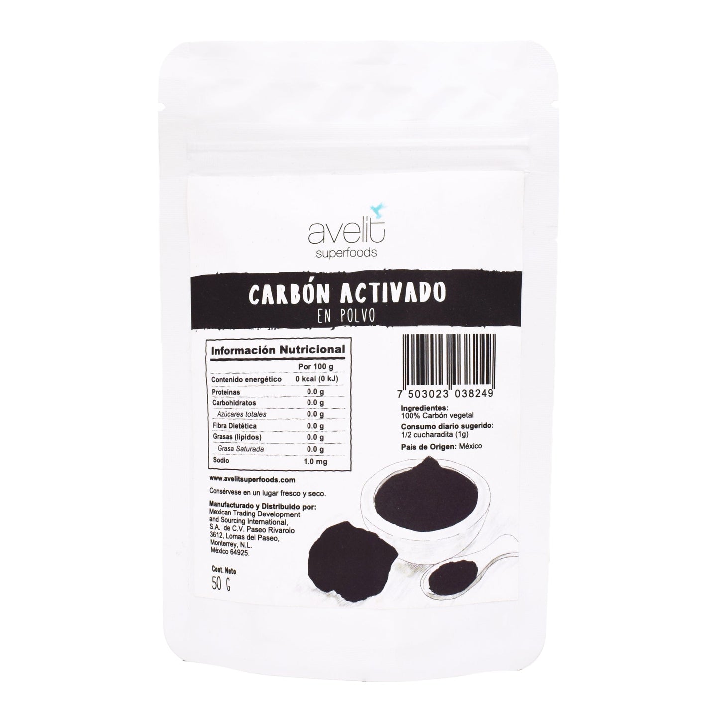 Carbon Activado 50 G (AVELIT)