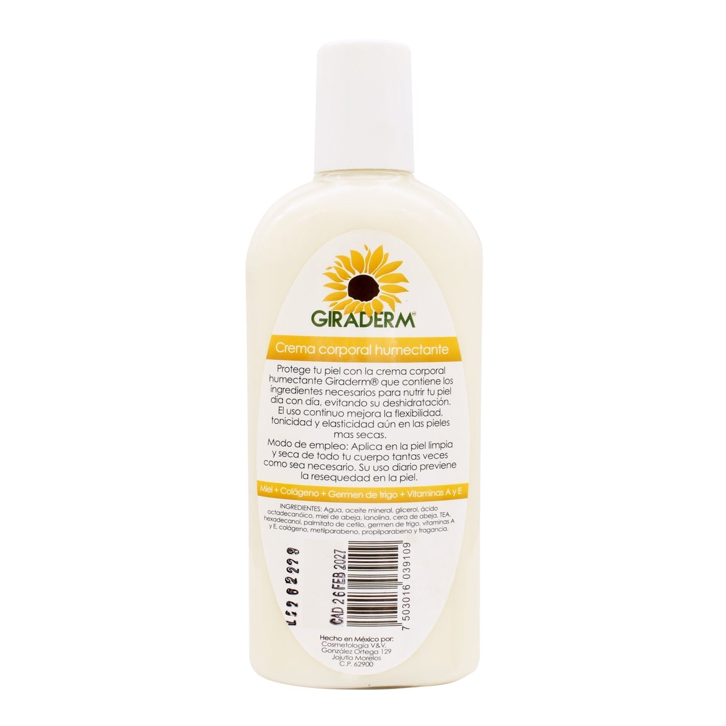 Crema Corporal Humectante 250 Mililitros (GIRADERM)
