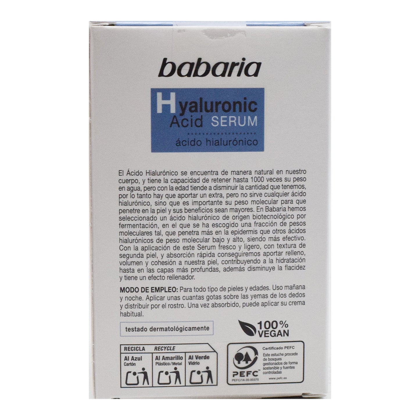 Serum Acido Hialuronico 30 Mililitros (MIDAI)