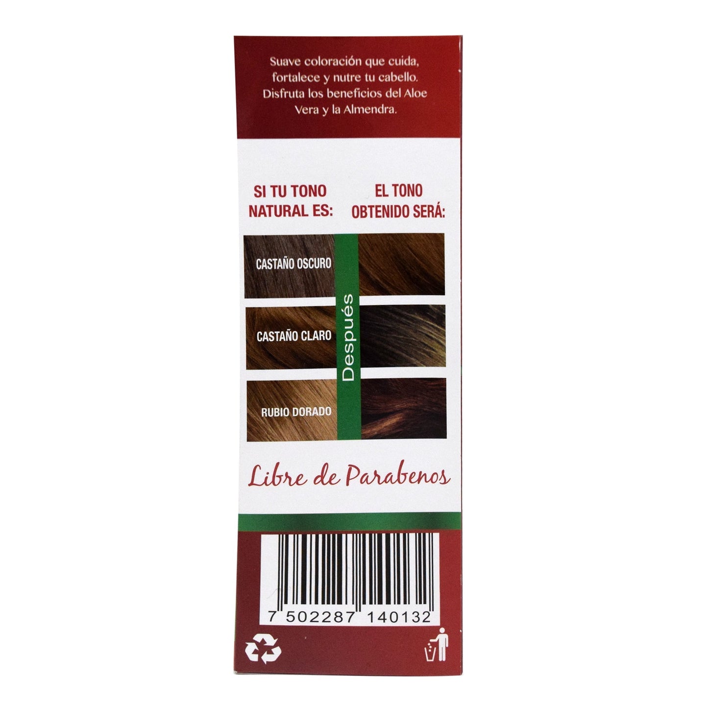 Tinte Rubio Cenizo 150 Mililitros (NATURAL COLOUR)