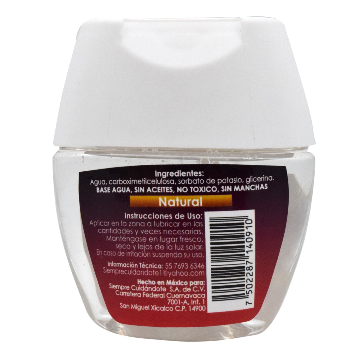 Lubricante Natural 75 Mililitros (PRUDENCE)