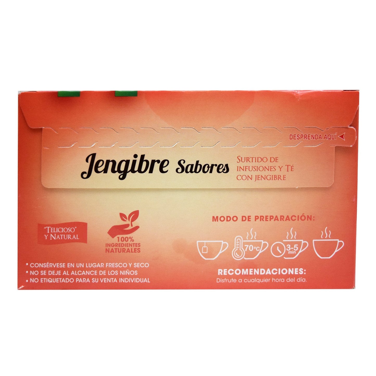 Te De Jengibre Sabores 25 Sob (THERBAL)