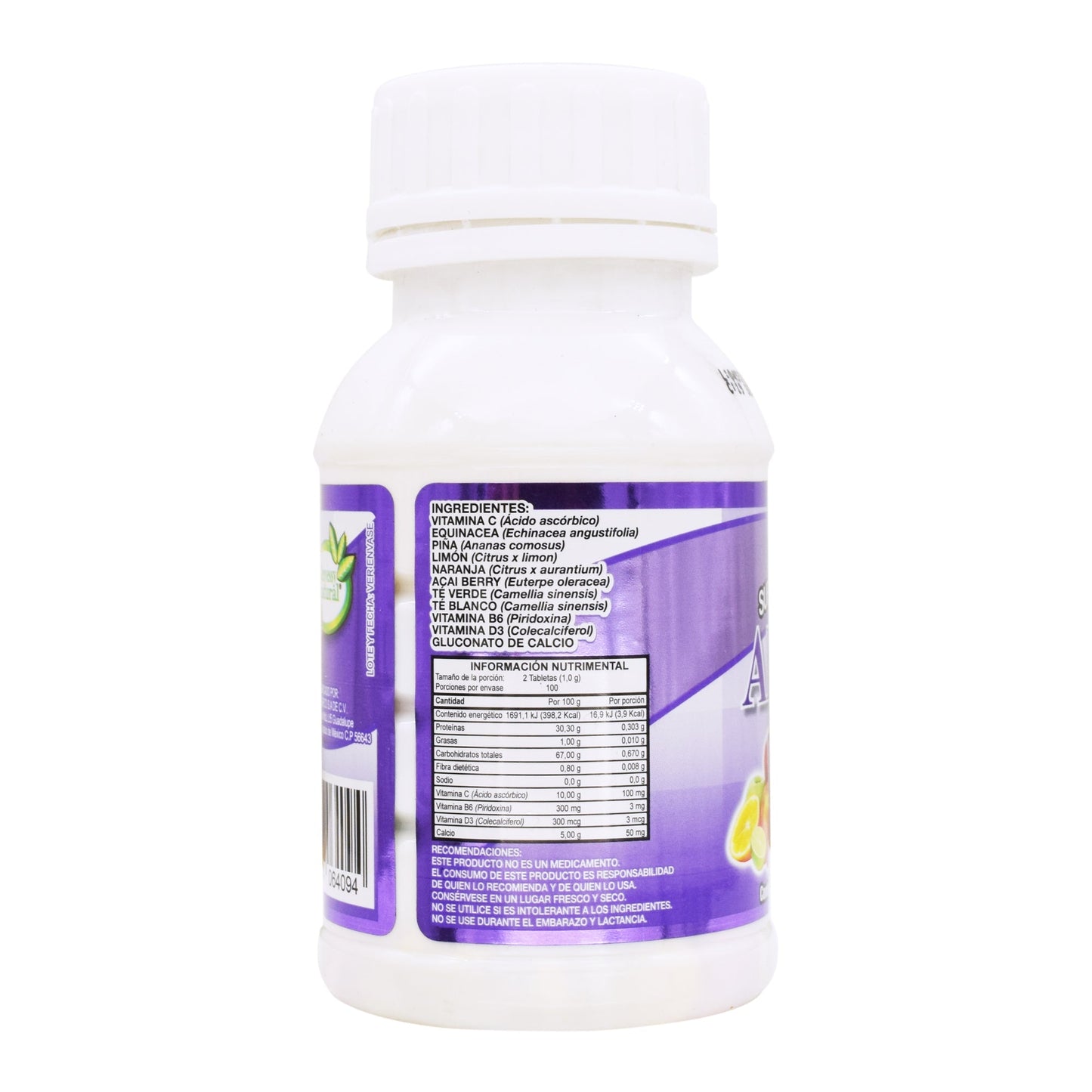 Vitamina C Con Equinacea 200 Tabletas (ALEXYESSY NATURAL)