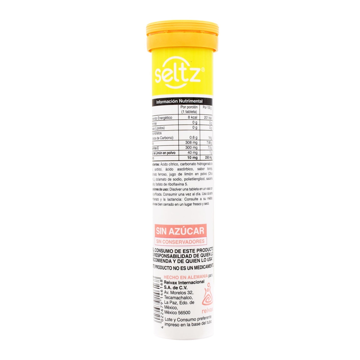 Vitamina C Hierro Efervescente 20 Tabletas (SELTZ)
