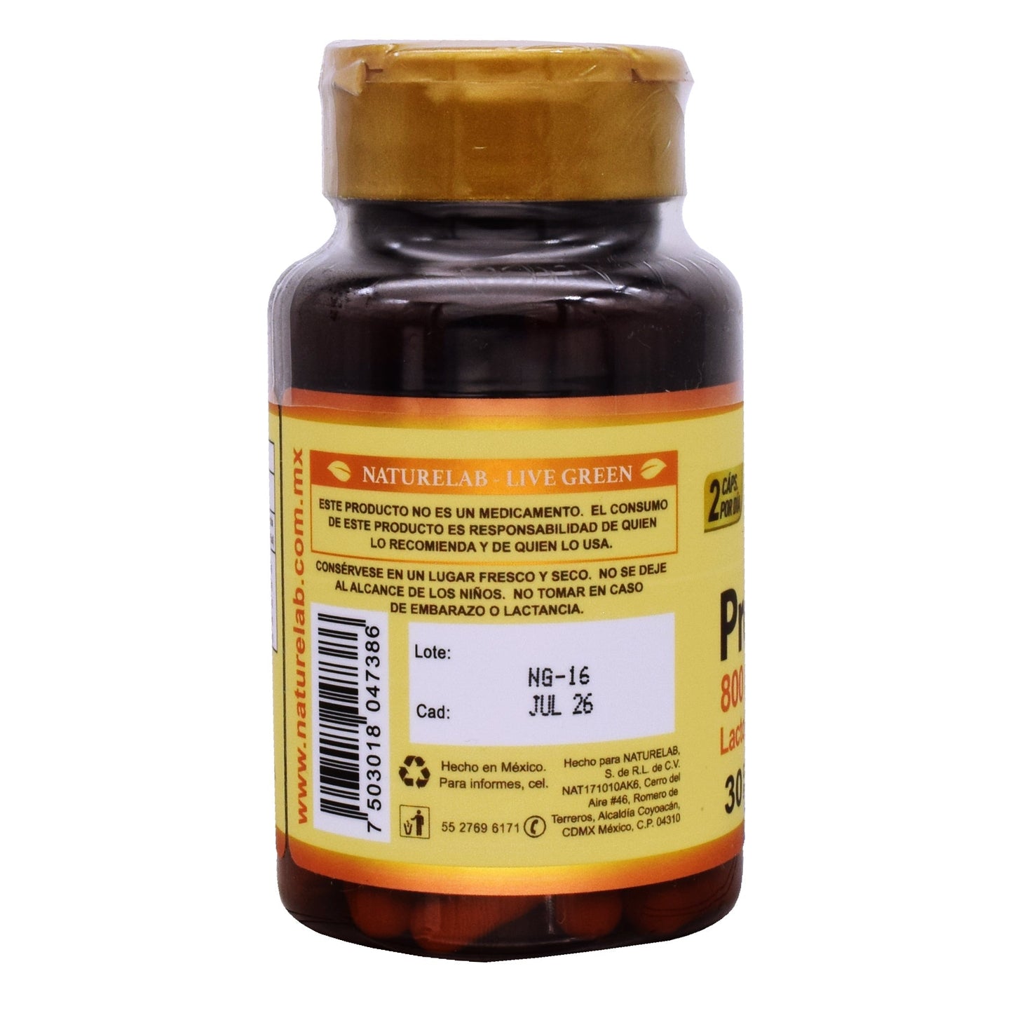 Probiotico 30 Cápsulas (NATURELAB)