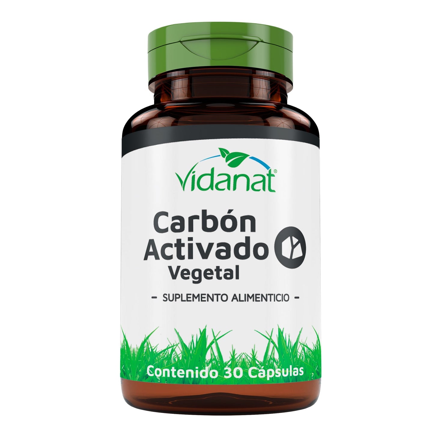 Carbon Activado Vegetal 30 Cápsulas (VIDANAT/VITAMINAS)