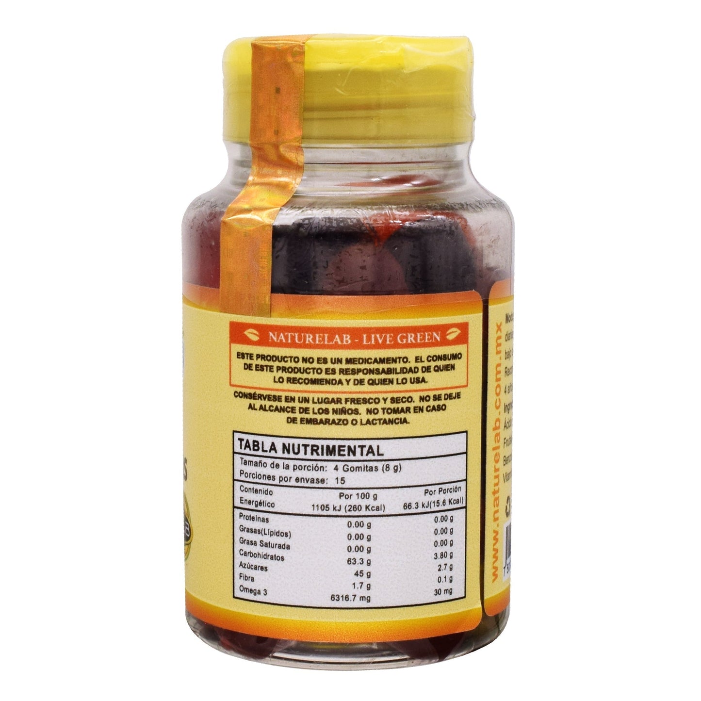 Omega 3 Y Vitaminas Kids 60 Gomitas (NATURELAB)