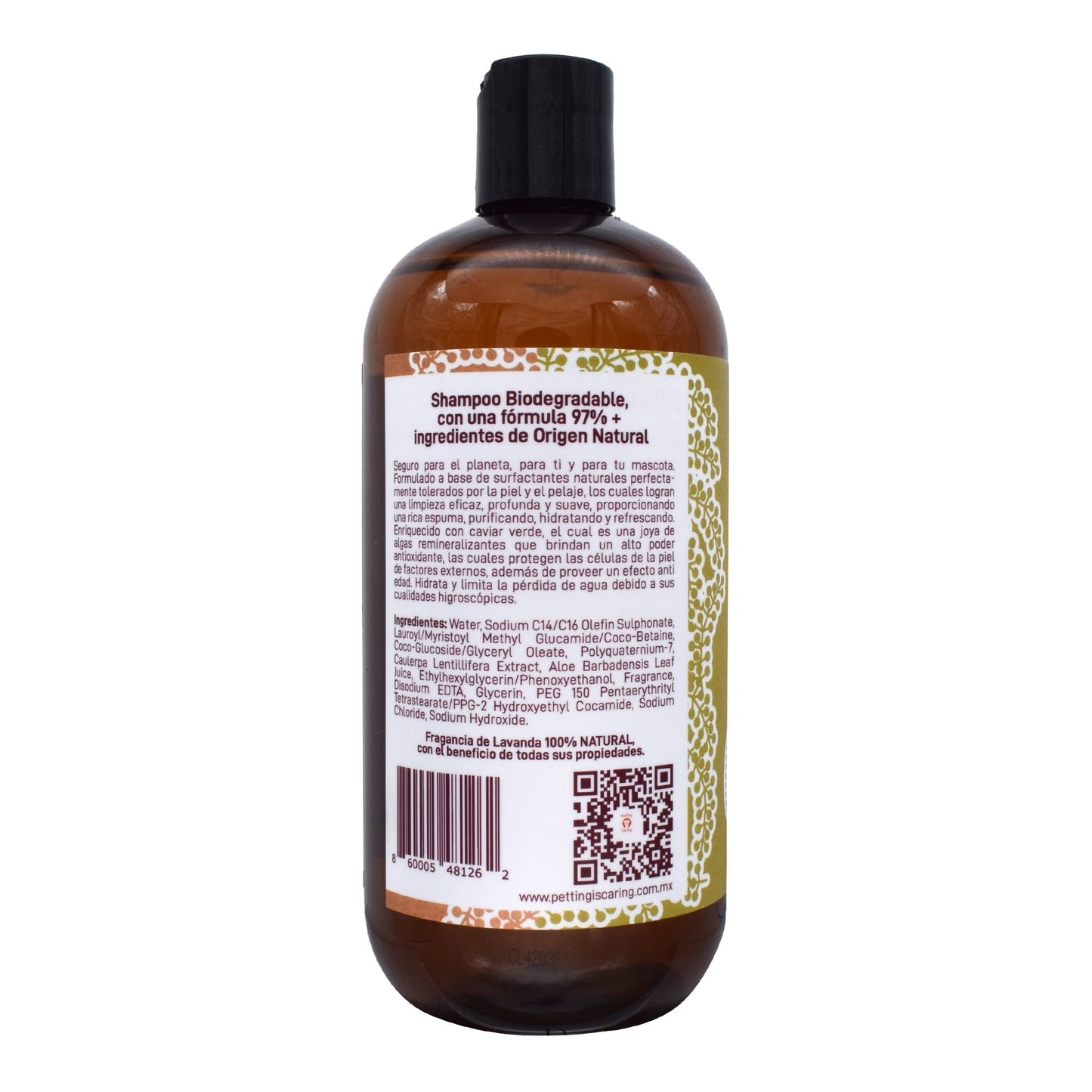Shampoo Green Caviar Para Perros 480 Mililitros (PETTING IS CARING)