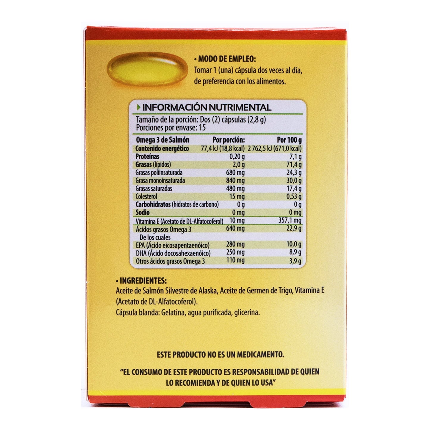 Omega 3 Y Vitamina E 30 Cápsulas (SOLANUM)
