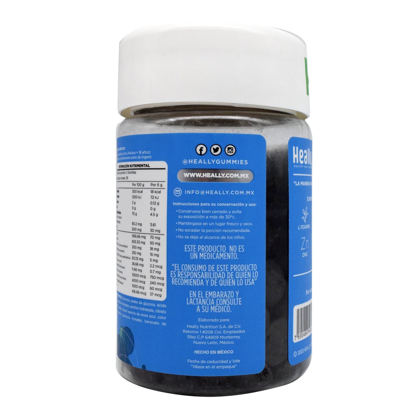 Gomitas Multi Para Hombre Mora Azul 216 G (HEALLY)