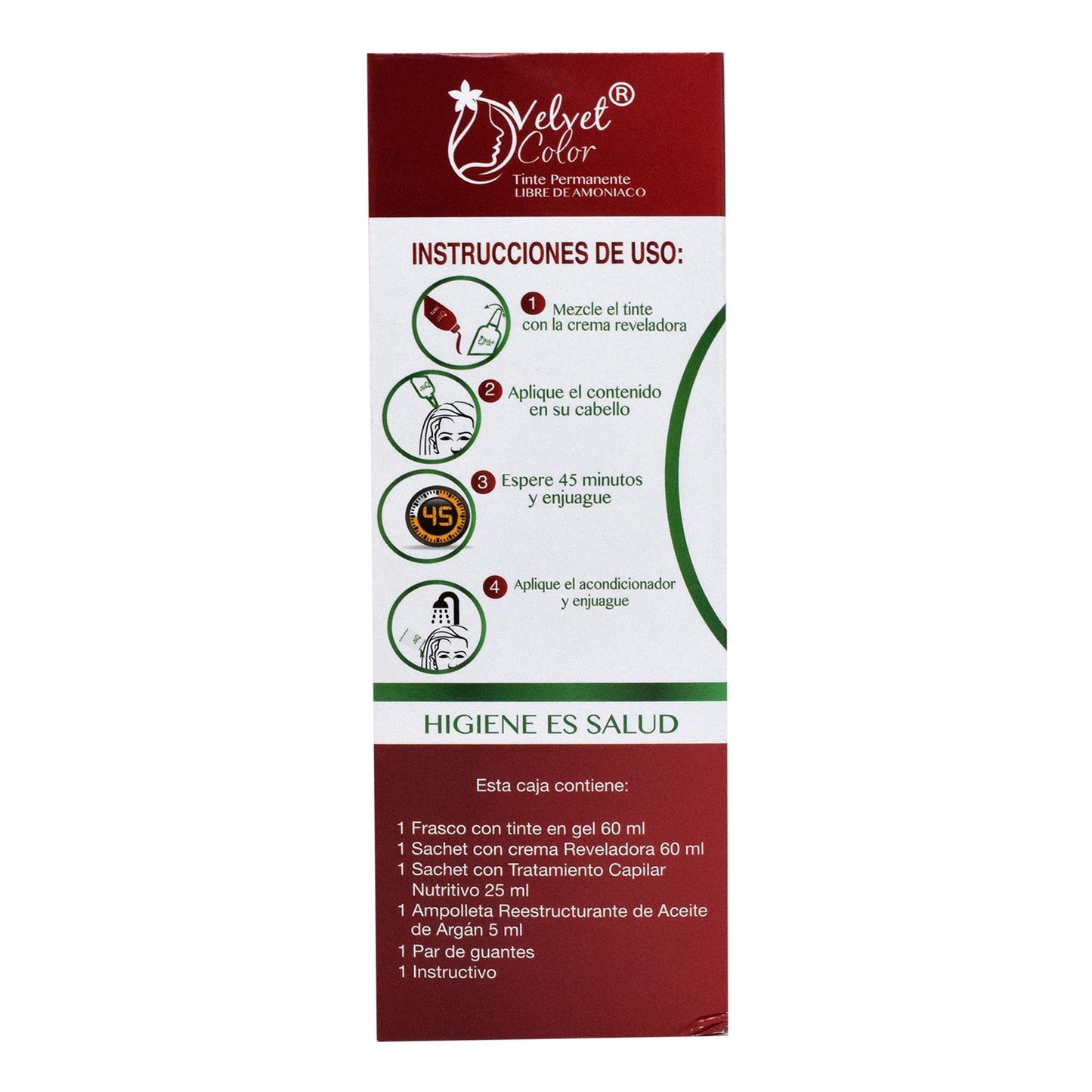 Tinte Ciruela 150 Mililitros (VELVET COLOR)