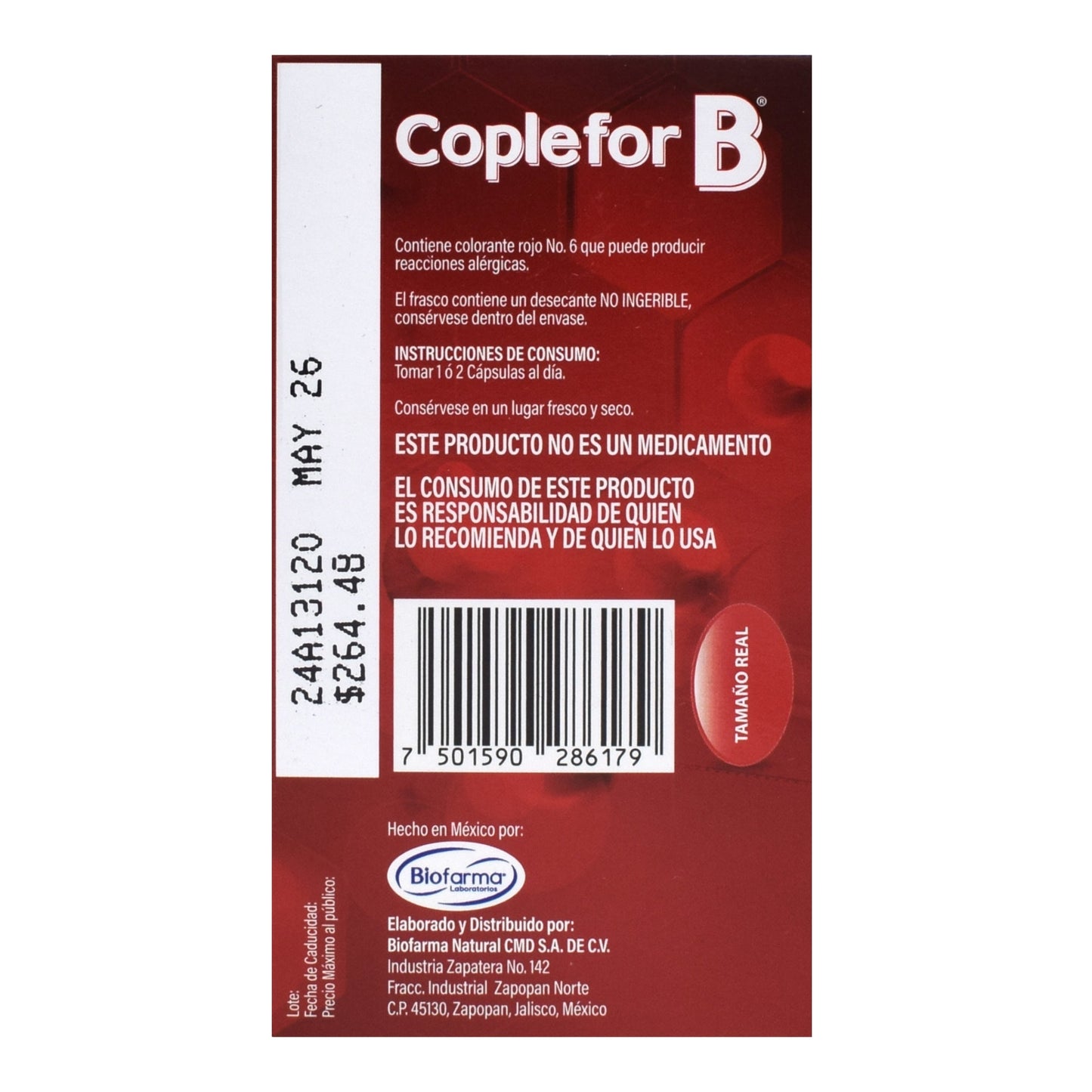 Complejo B Coplefor B 50 Cápsulas (CMD)