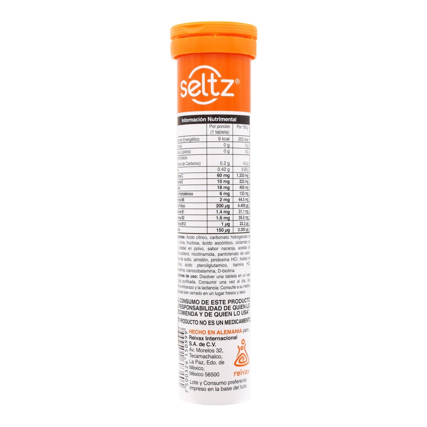 Multivitaminas Vitamina C Efervescente 20 Tabletas (SELTZ)