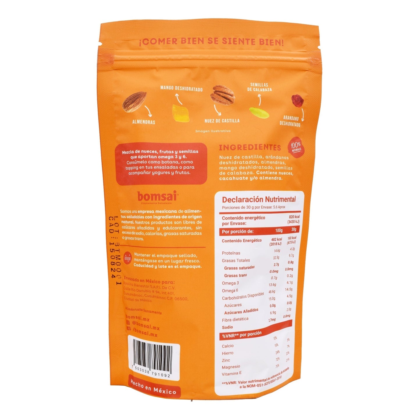 Trail Mix Omega 170 G (BOMSAI)