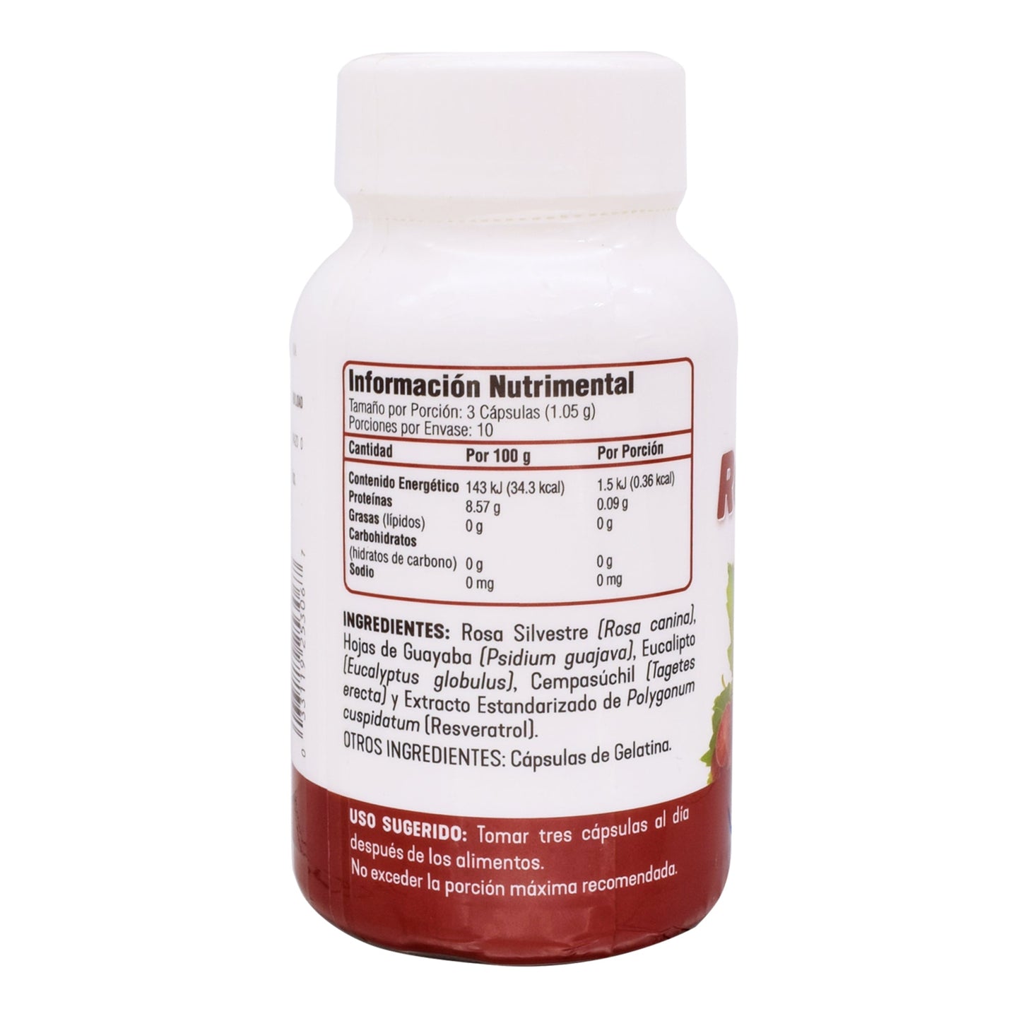 Resveratrol 30 Cápsulas GREENSIDE – Antioxidante, longevidad y salud celular