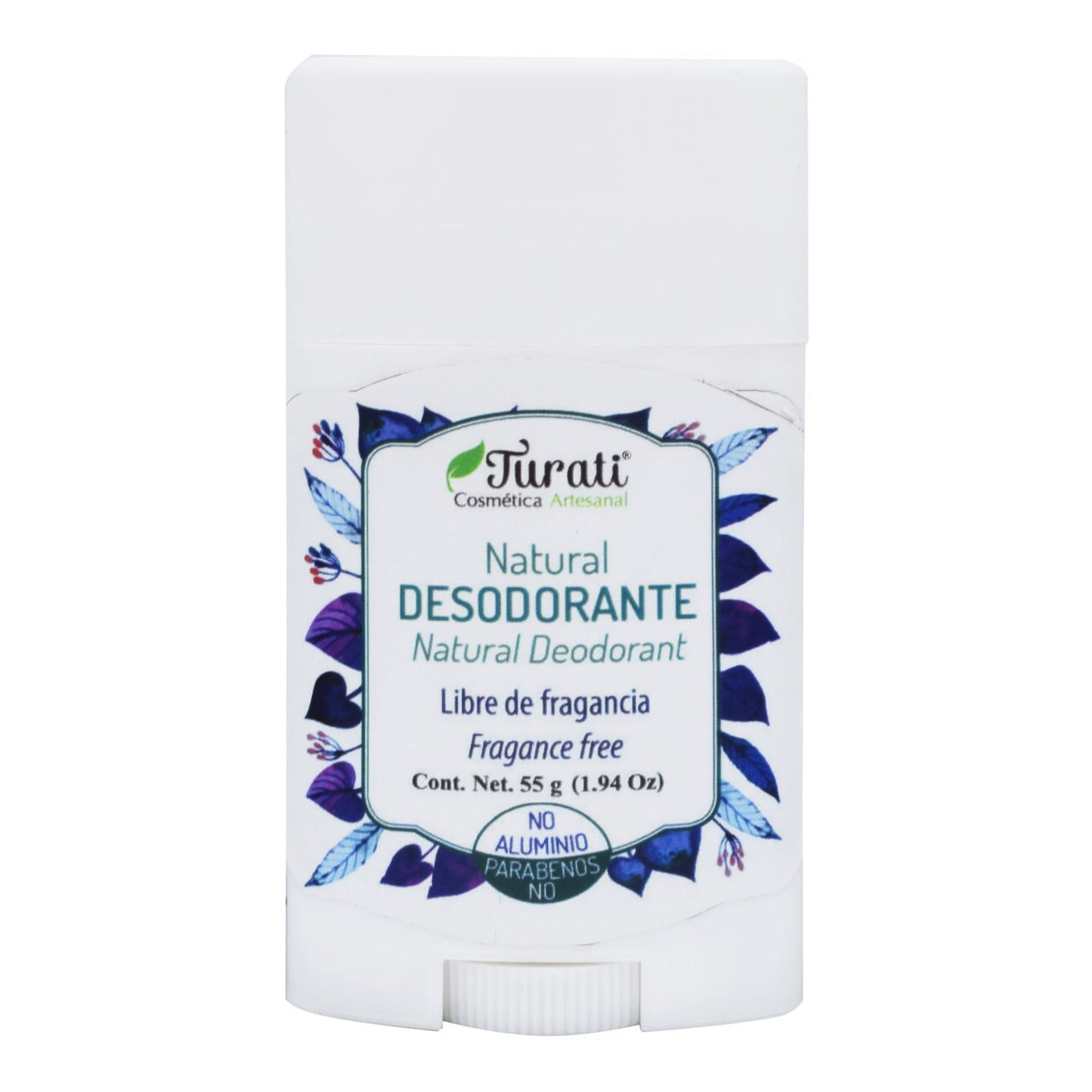 Desodorante En Barra Natural 55 G (TURATI)
