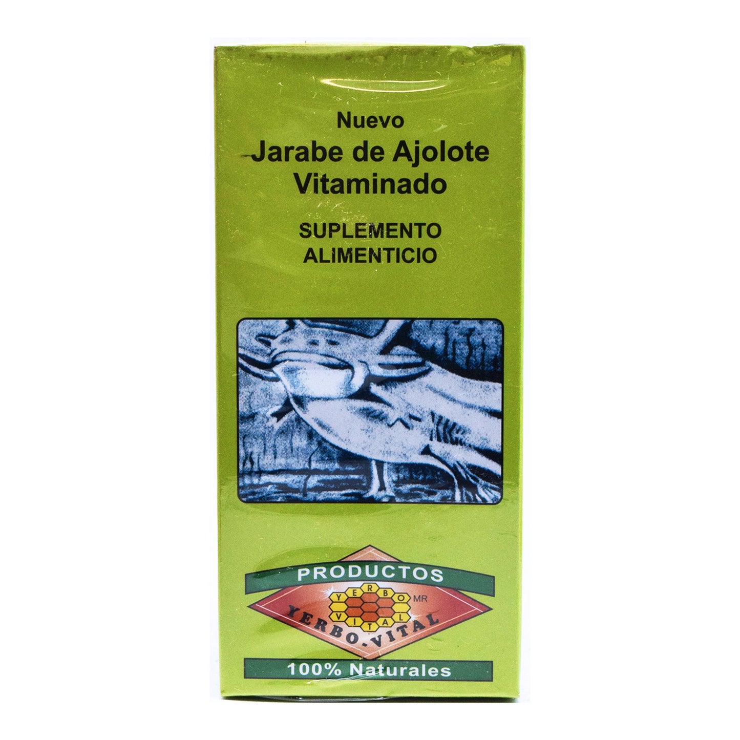Jarabe De Ajolote Vitaminado 180 Mililitros (YERBO VITAL)