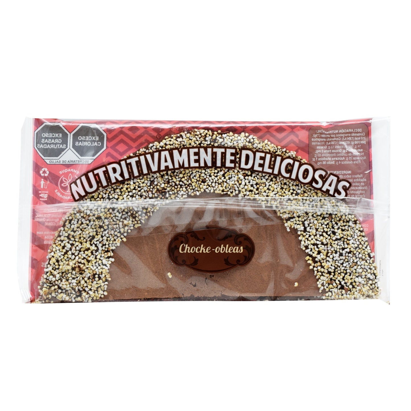 Obleas De Chocolate Rellenas De Chocolate 75 G (Paquete 10) (CHOCKE OBLEAS)