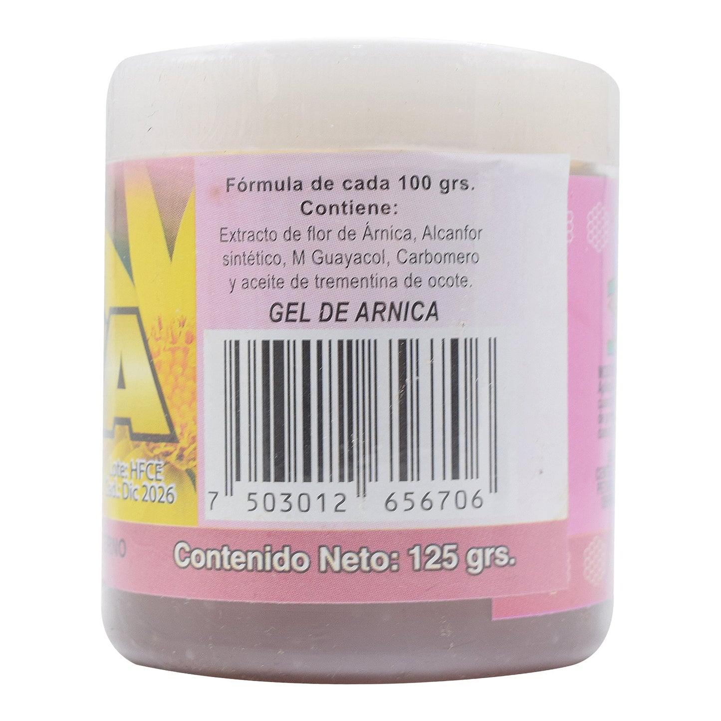 Gel De Arnica 125 G (YERBO VITAL)