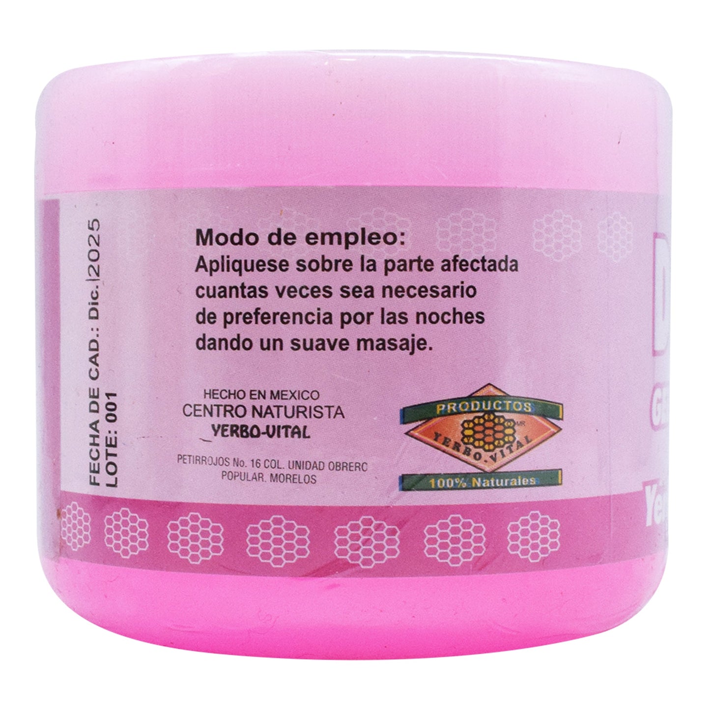 Gel Con Aceite De Toronja Dispavit 180 G (YERBO VITAL)