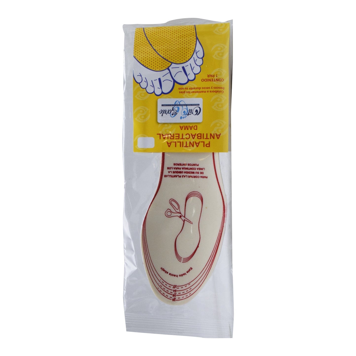 Plantilla Antibacterial Dama Recortable (SAYCO)