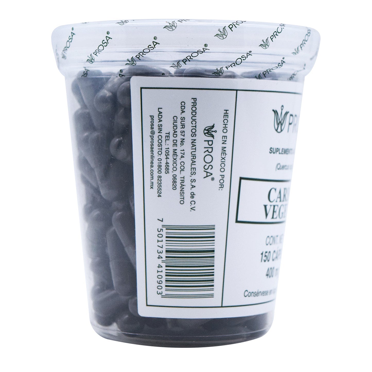 Carbon Vegetal 150 Cápsulas (TECNONATURA)