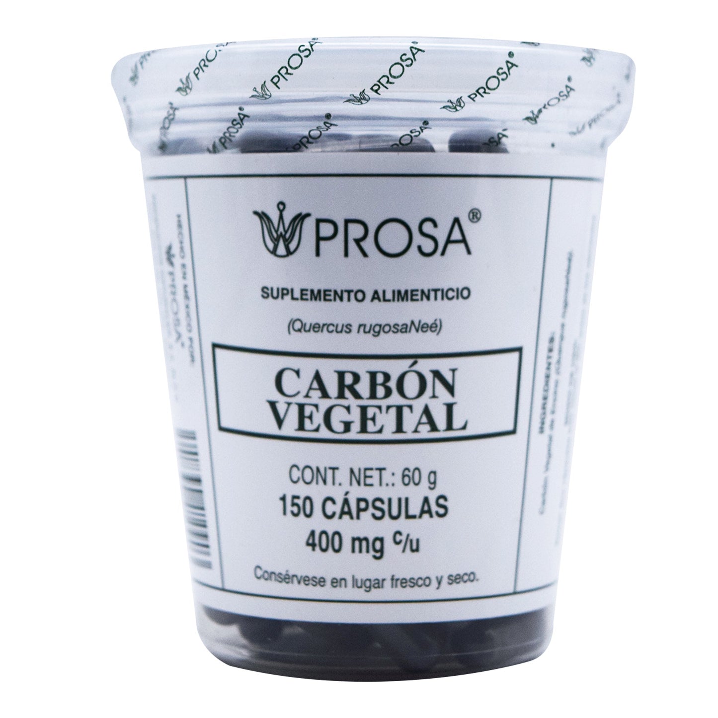 Carbon Vegetal 150 Cápsulas (TECNONATURA)