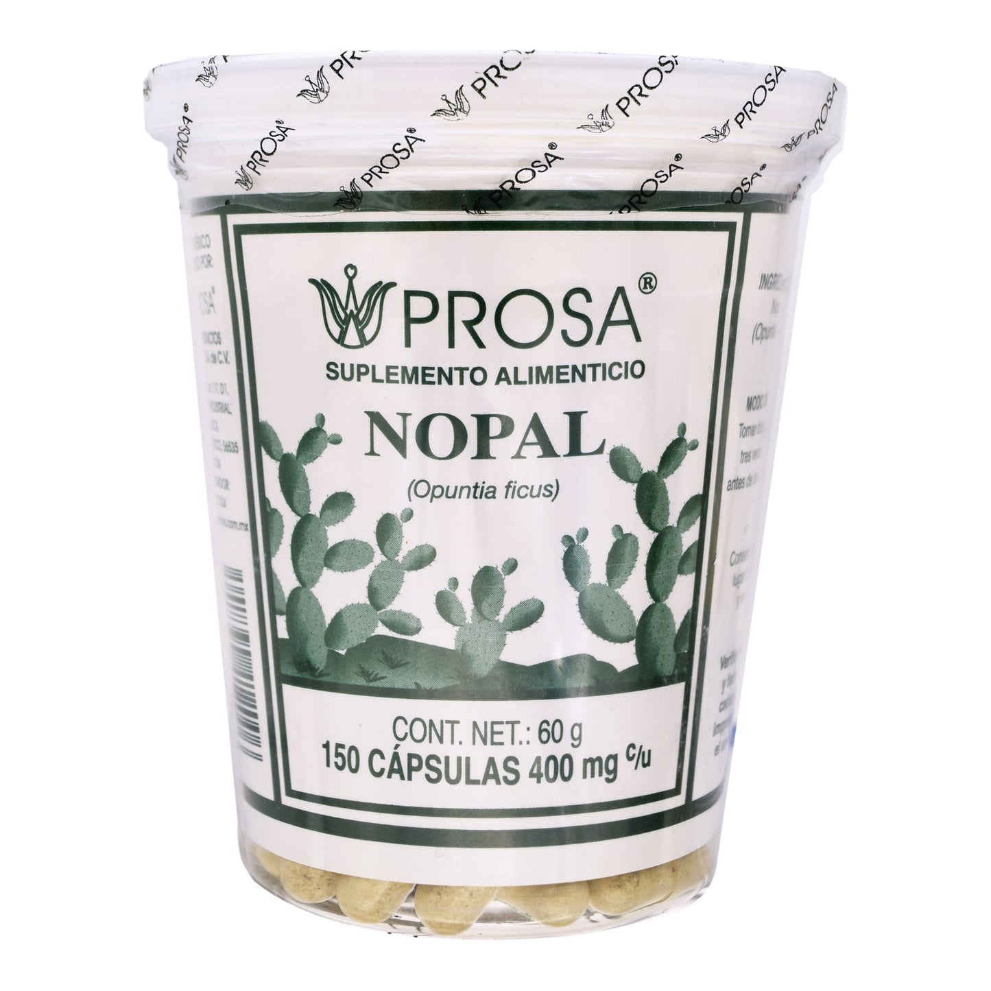 Nopal 150 Cápsulas (TECNONATURA)
