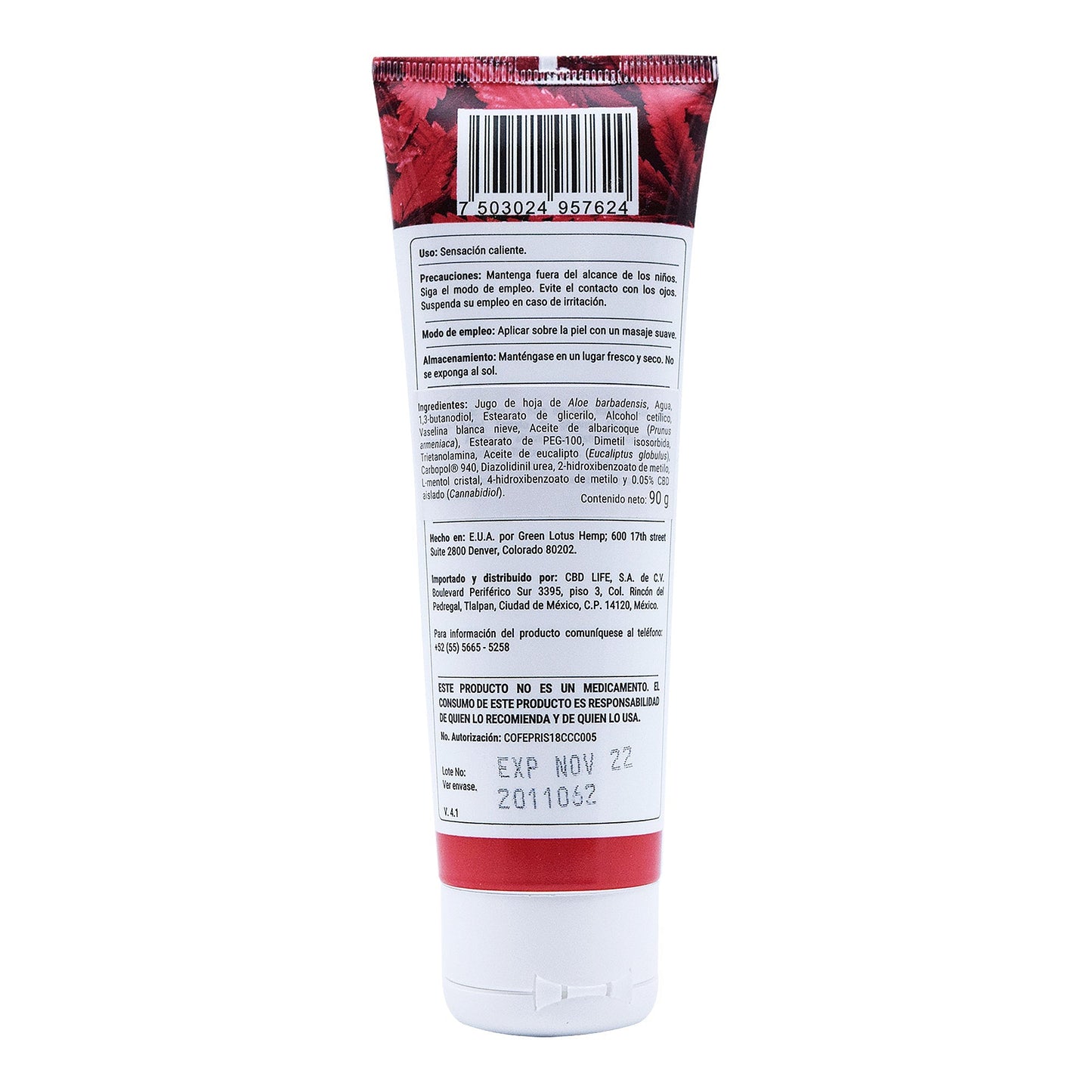 Balsamo De Cbd Caliente 90 G (CBD CANNABIS OIL)