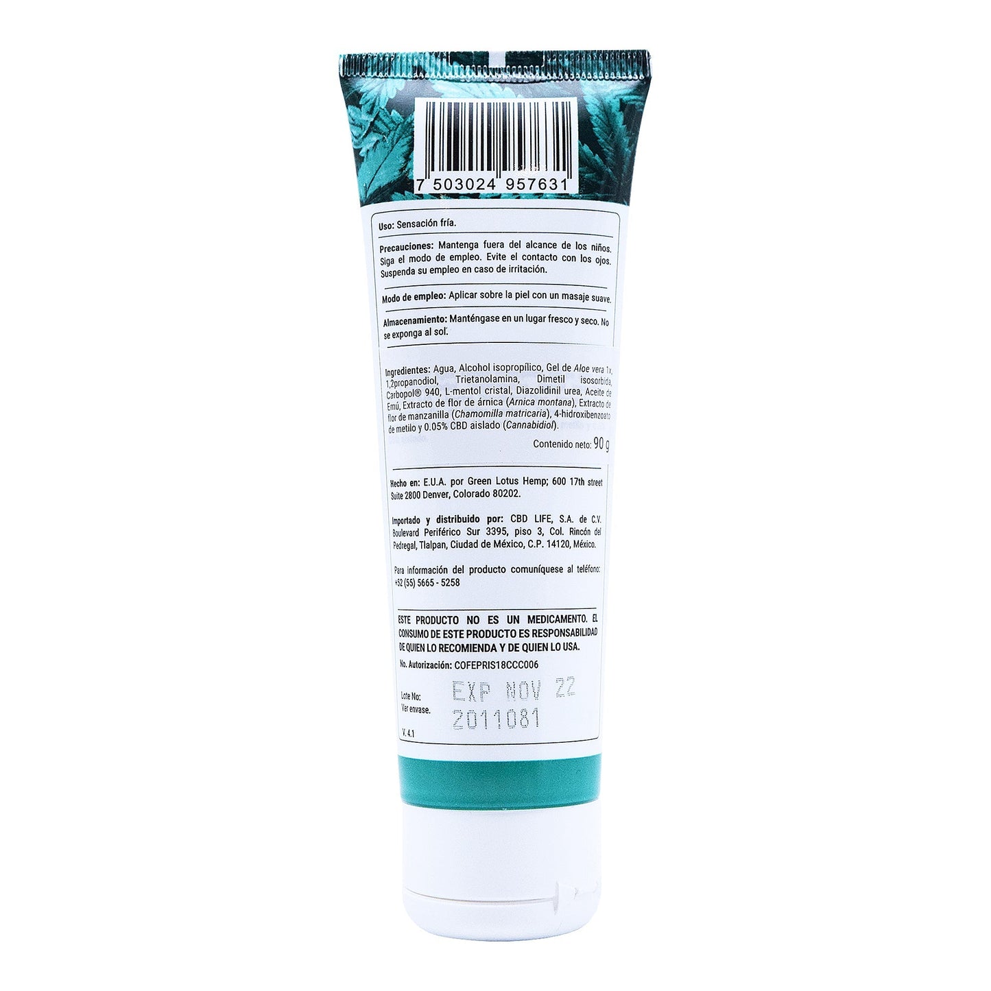 Balsamo De Cbd Frio 90 G (CBD CANNABIS OIL)