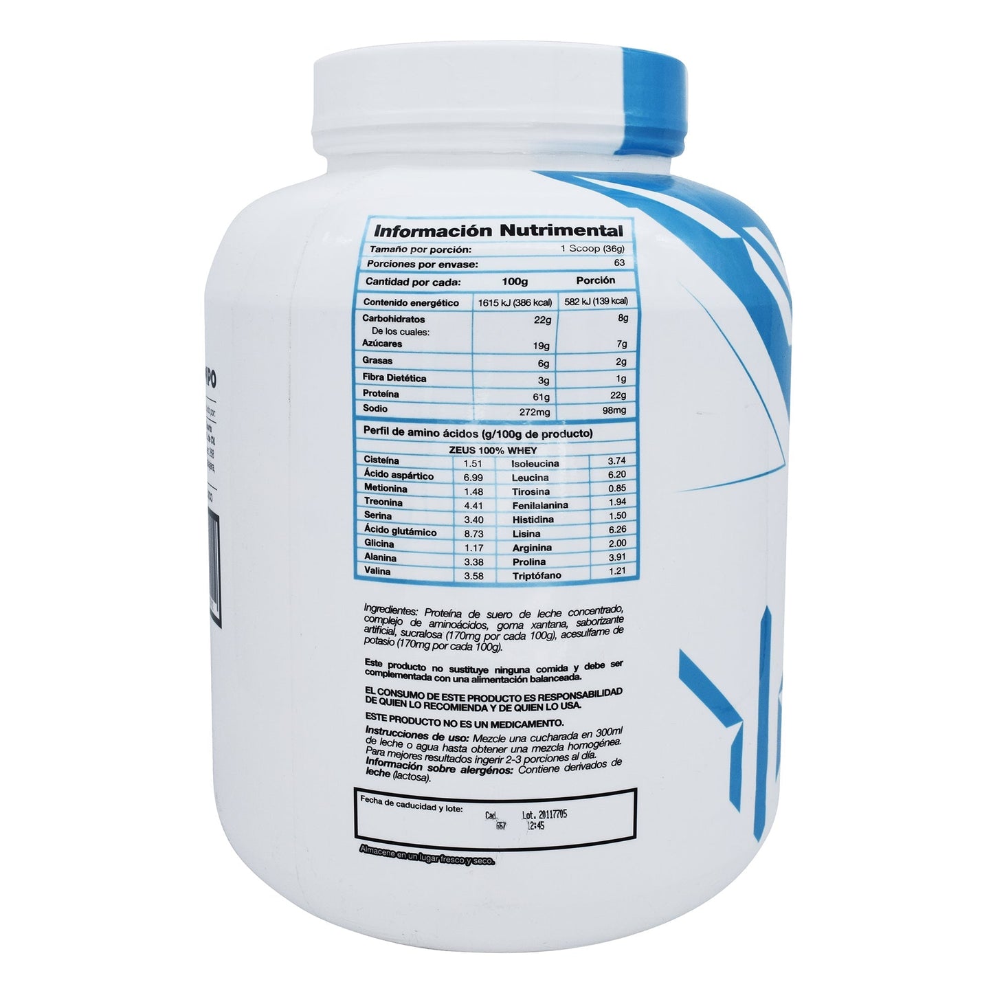 100 Whey Protein Vainilla 2.2 Kg (OLIMPO)