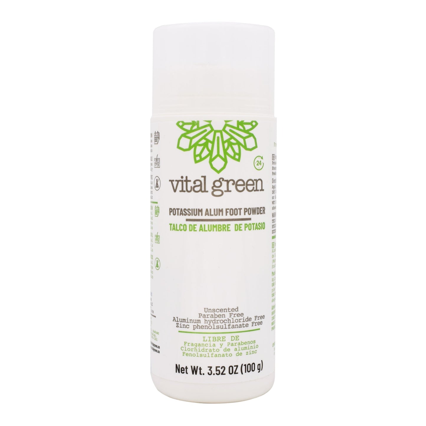 Talco De Alumbre 100 G (VITAL GREEN)