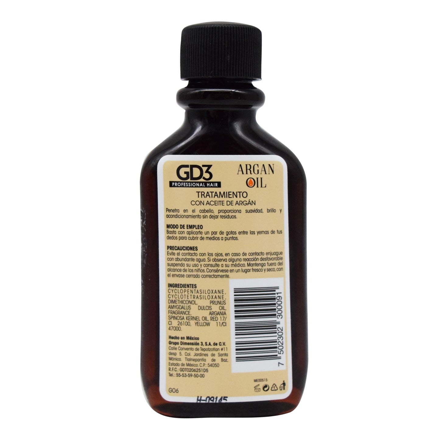 Aceite De Argan 60 Mililitros (GD3)