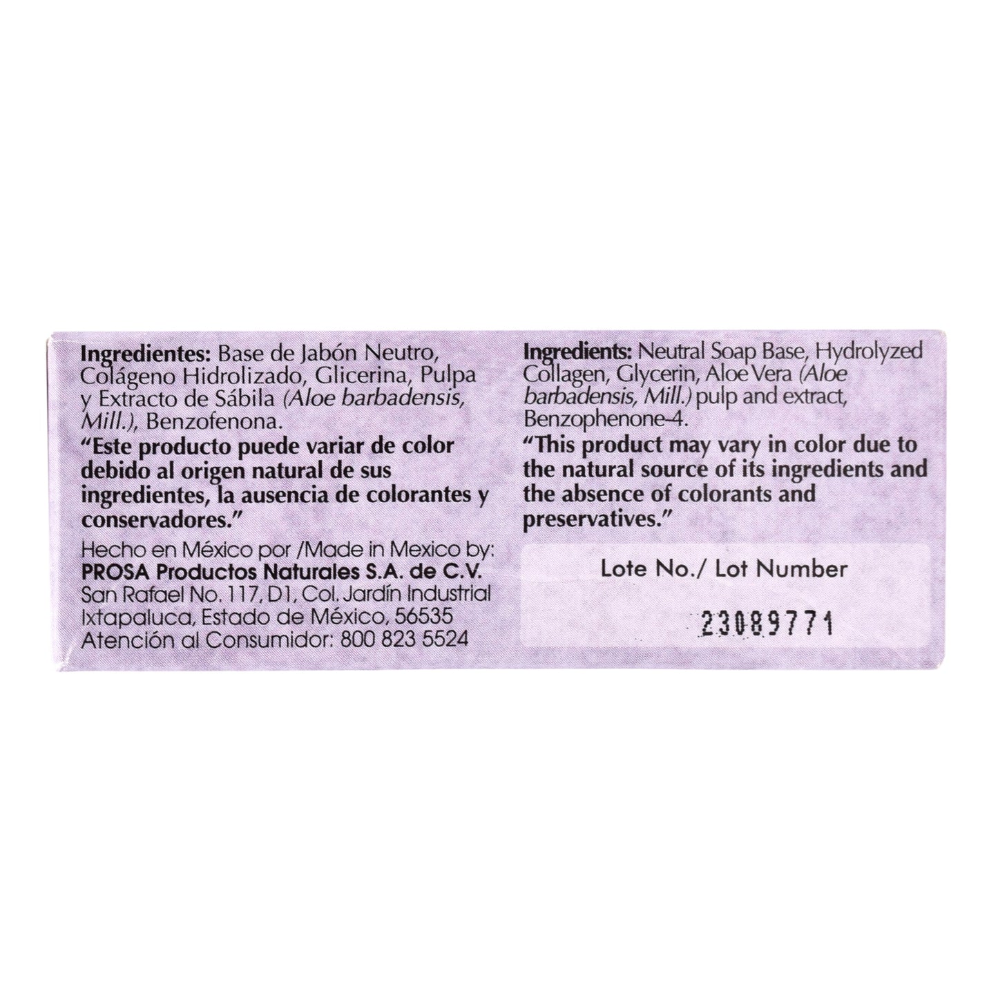 Jabon De Colageno 90 G (PROSA)