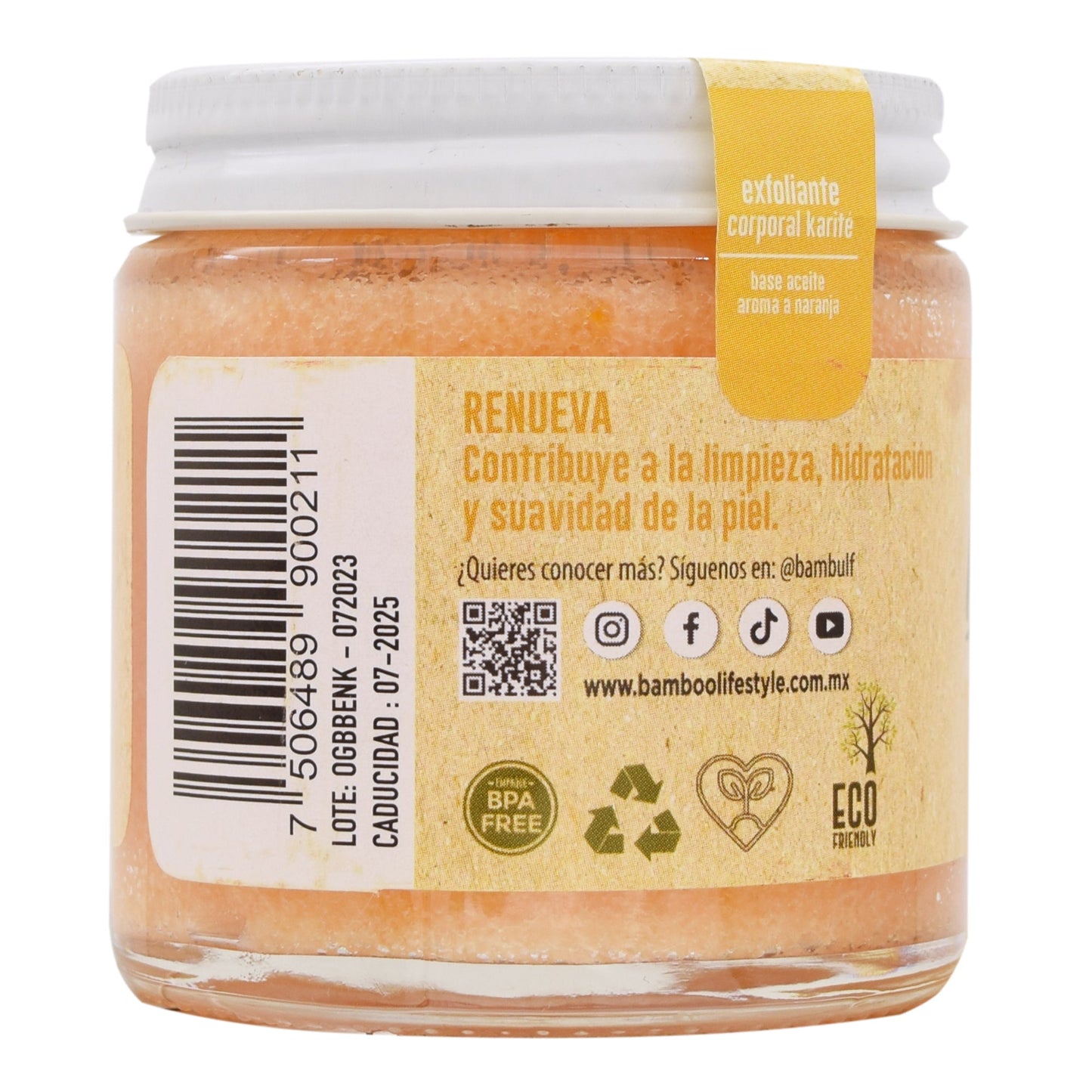 Exfoliante Corporal Karite Naranja 100 G (BAM BOO! LIFESTYLE)