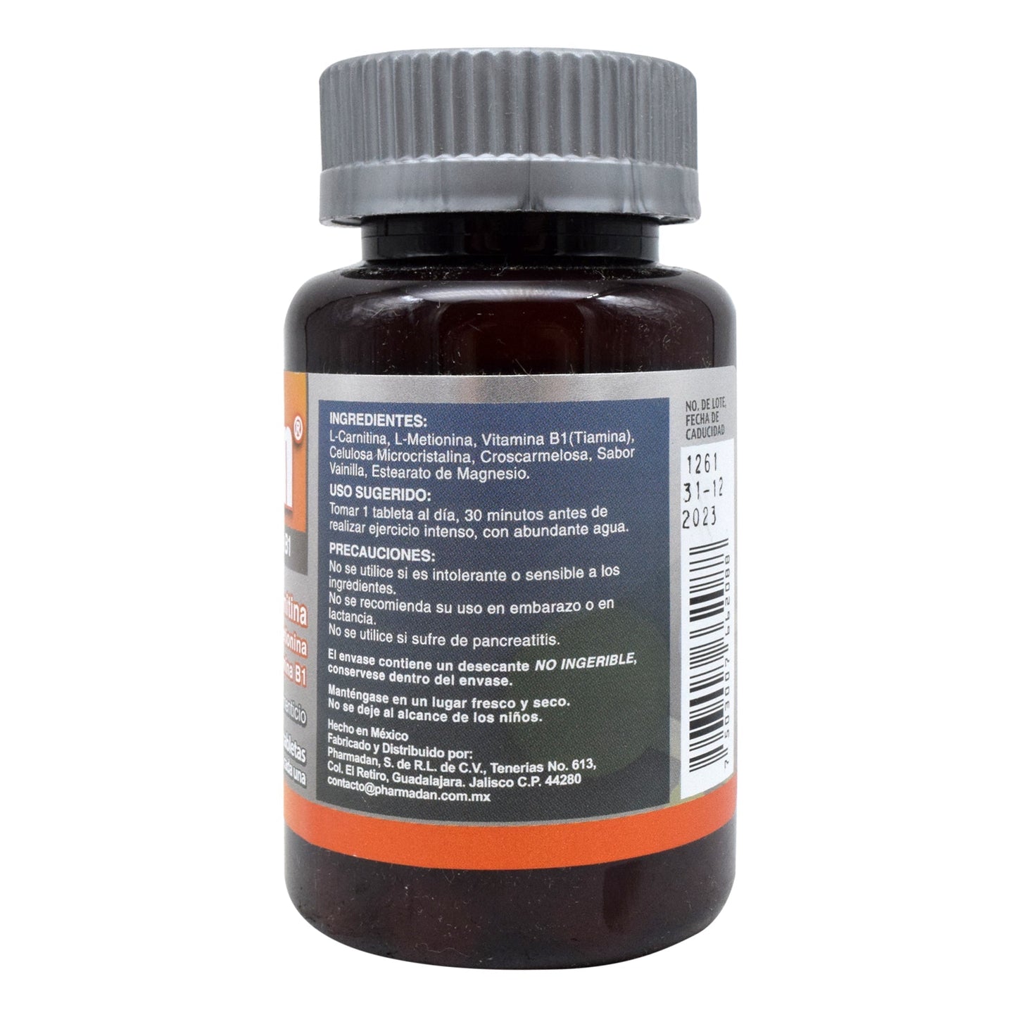 Zolidan Aminoacidos Y Vit B1 30 Tabletas (Pharmadan)