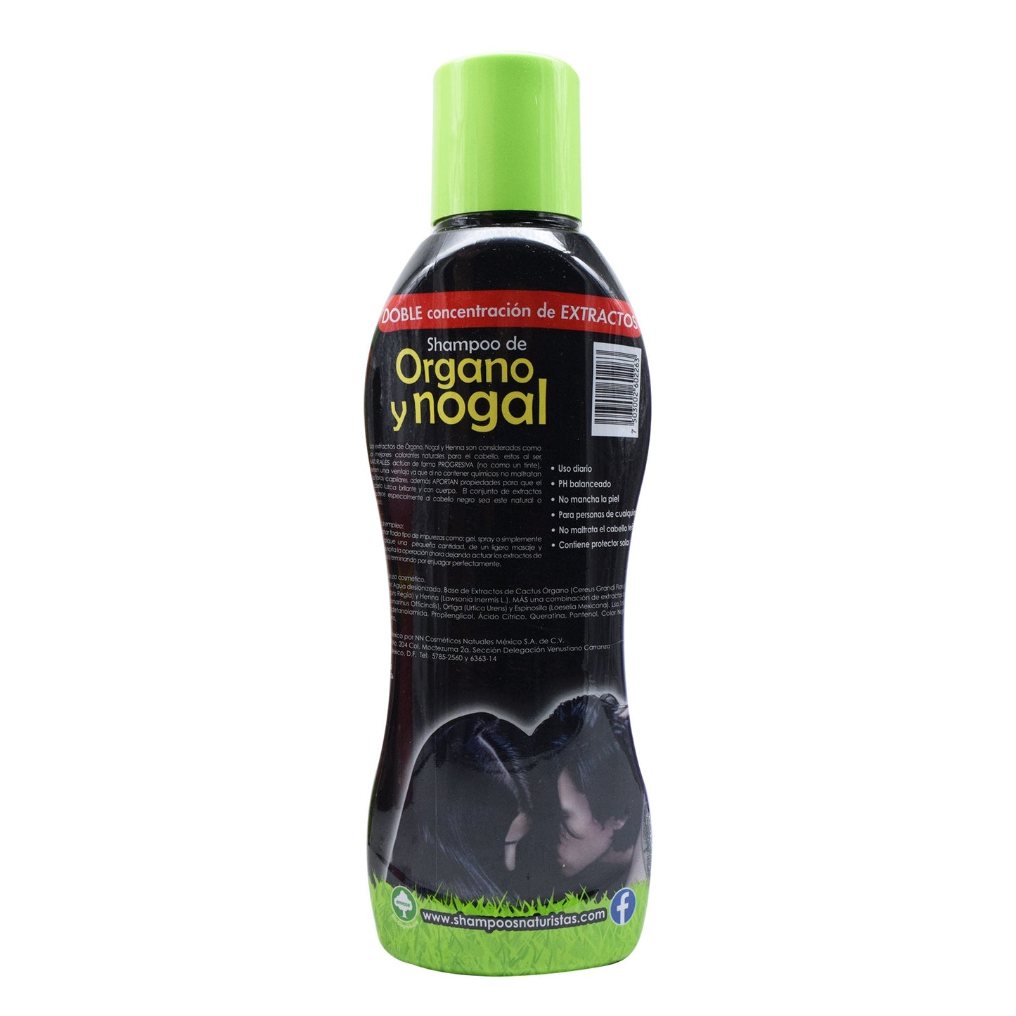 Shampoo Organo Nogal Y Henna 1100 Mililitros (GRANATURAL)
